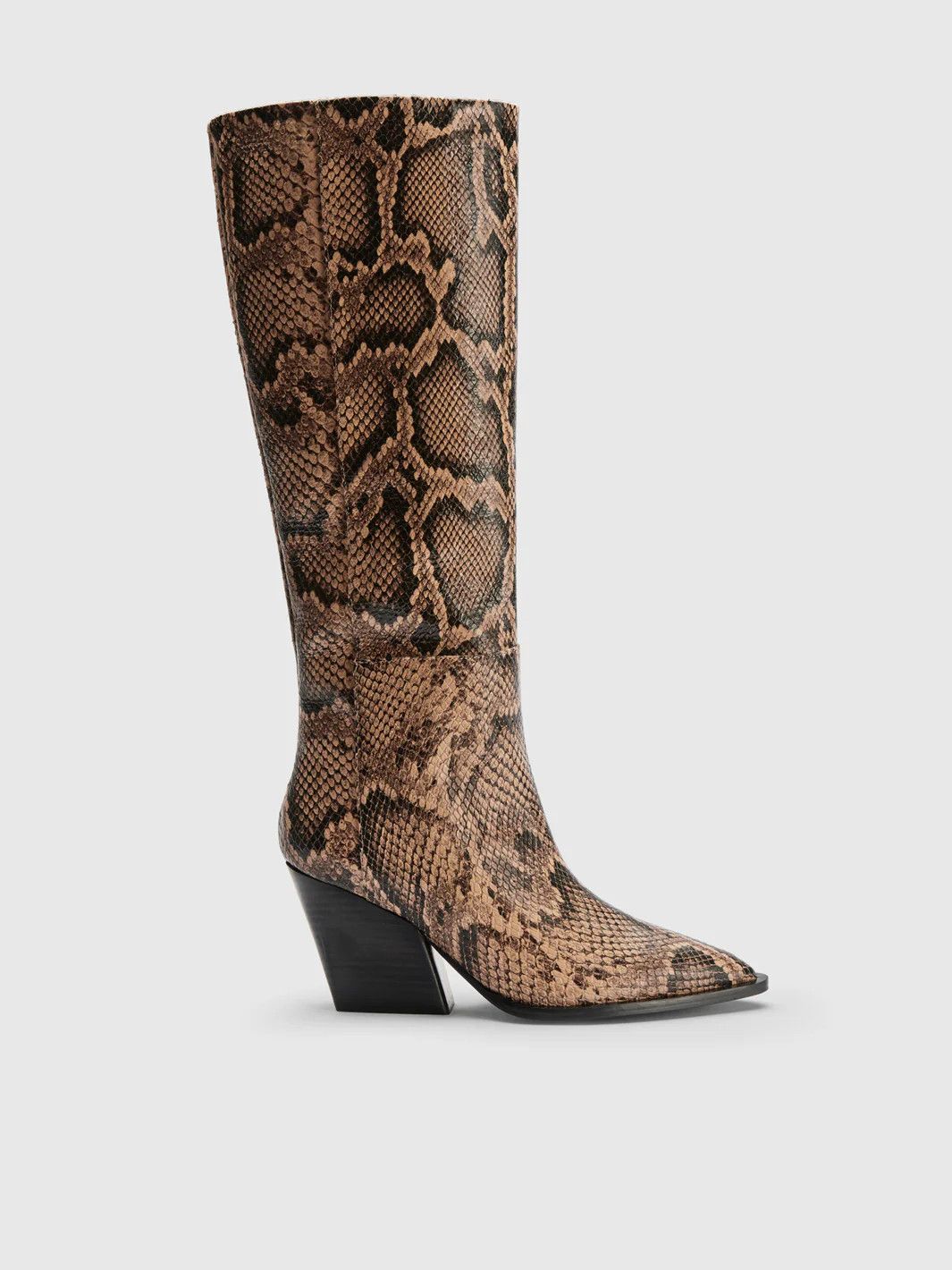 ATP Atelier Nocciola snake print Boots