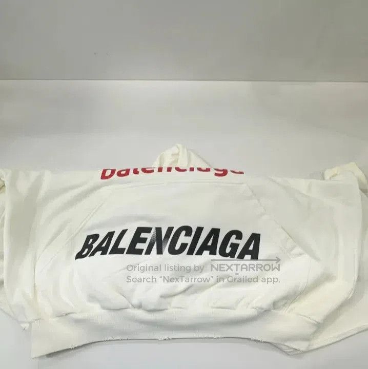 Balenciaga Balenciaga FW23 Logo Print Hoodie for All. Size US M / EU 48-50 / 2 - 9 Thumbnail