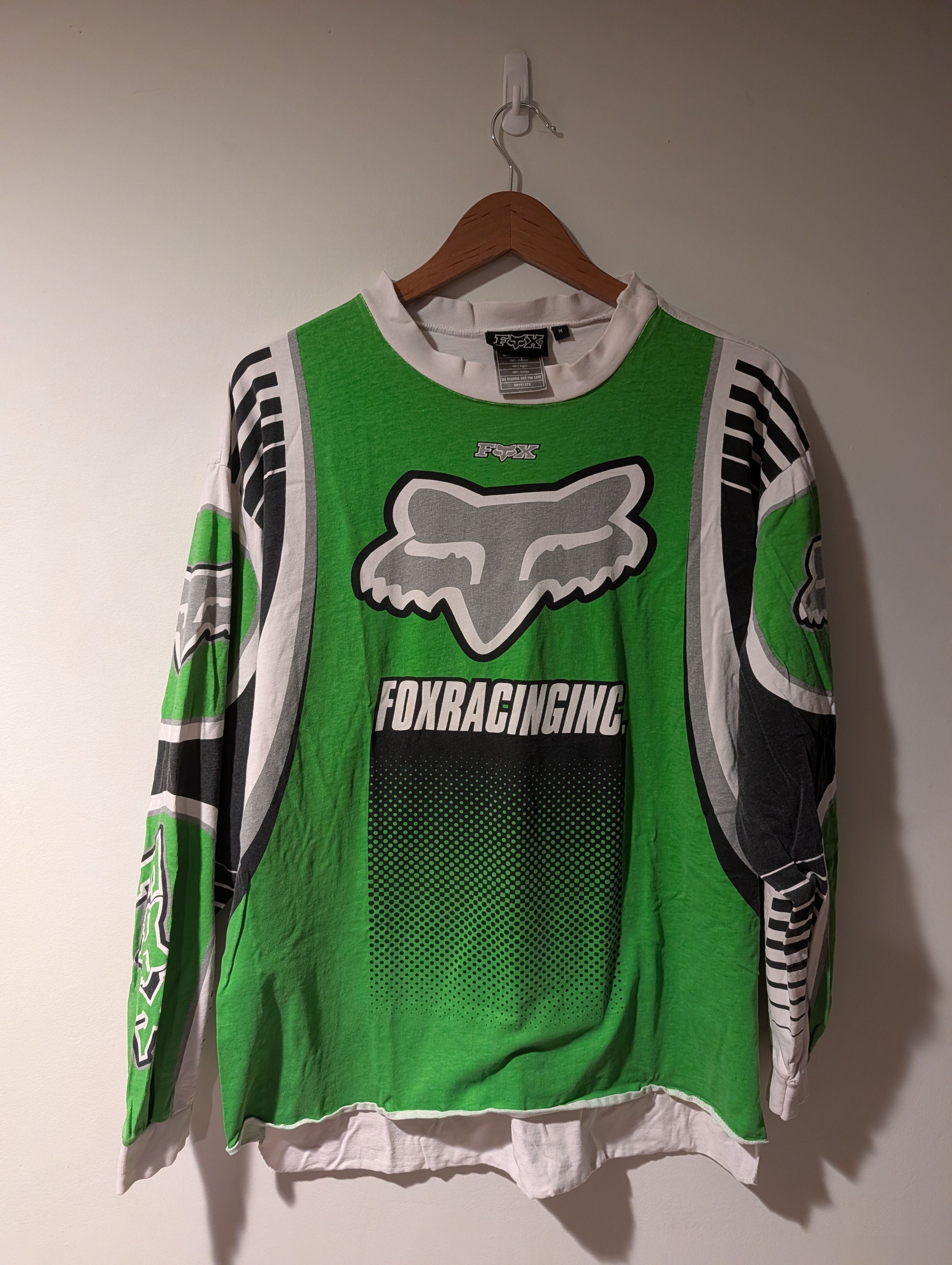 Fox Racing Vintage Fox Racing Motocross Jersey Long Sleeve Medium Mens Size US M / EU 48-50 / 2 - 1 Thumbnail