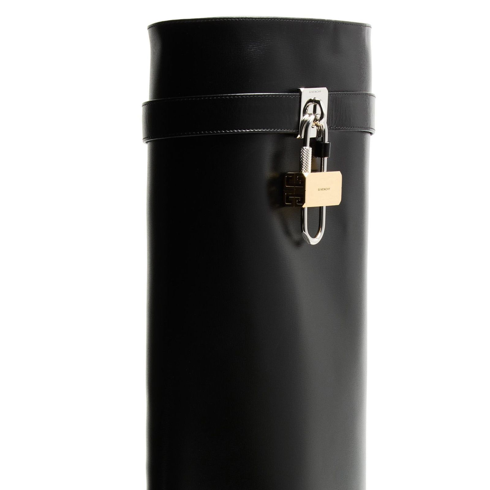 Givenchy GIVENCHY Shark Lock Black Leather 90mm Ankle Boots New & Aut Size US 7 / IT 37 - 5 Thumbnail