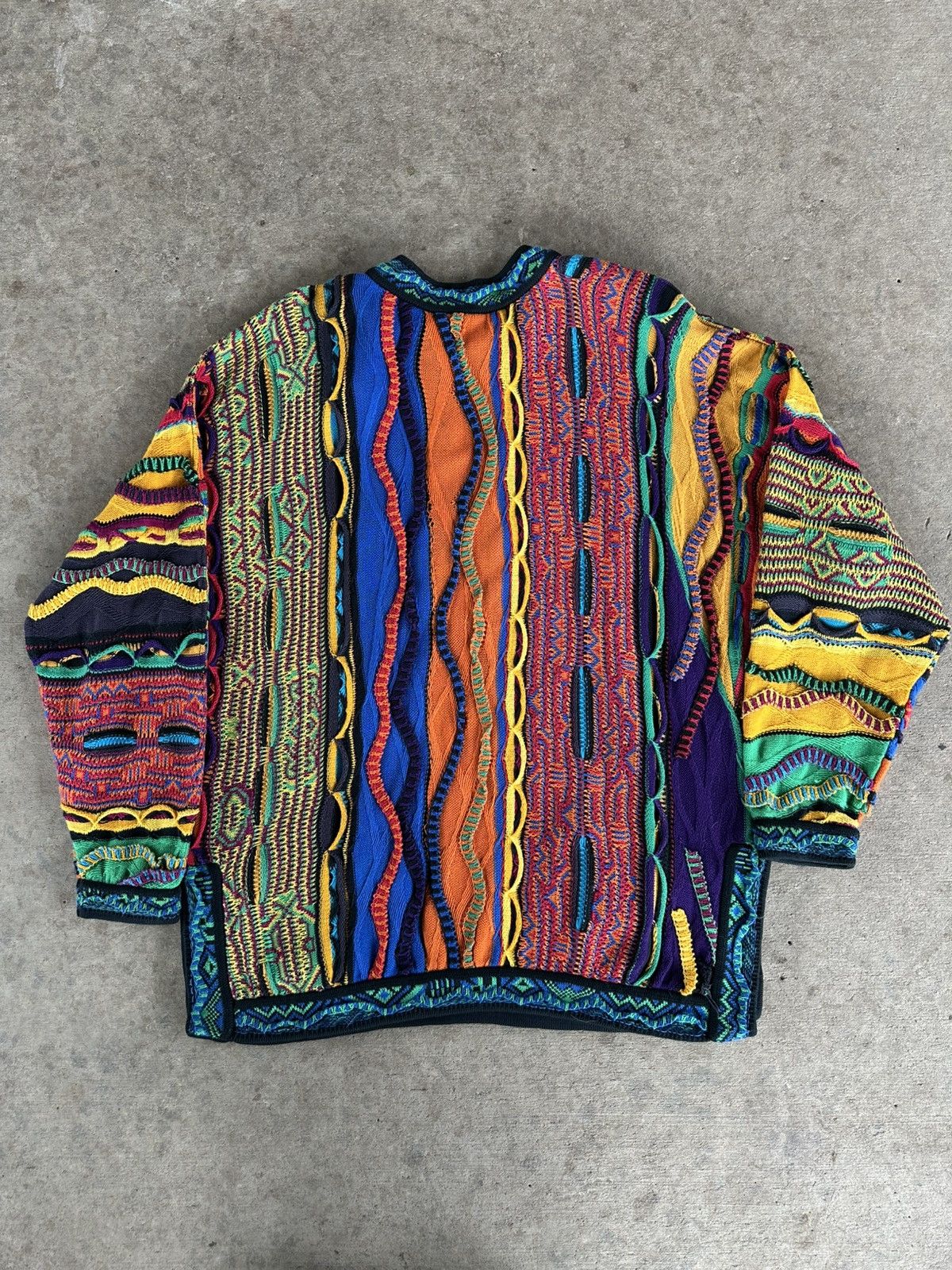 Coogi × Man Made In Australia × Vintage Vintage COOGI Australia Women’s 90s 3D Knit Medium Sweater Size M / US 6-8 / IT 42-44 - 6 Thumbnail