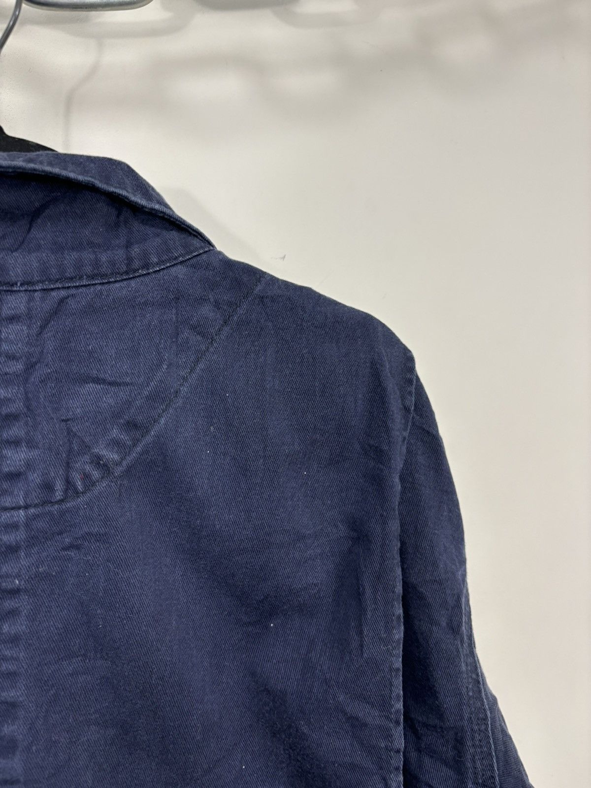 Carhartt Vintage Carhartt FR Navy Blue Workwear Boxy Cropped Jacket Size US L / EU 52-54 / 3 - 22 Thumbnail