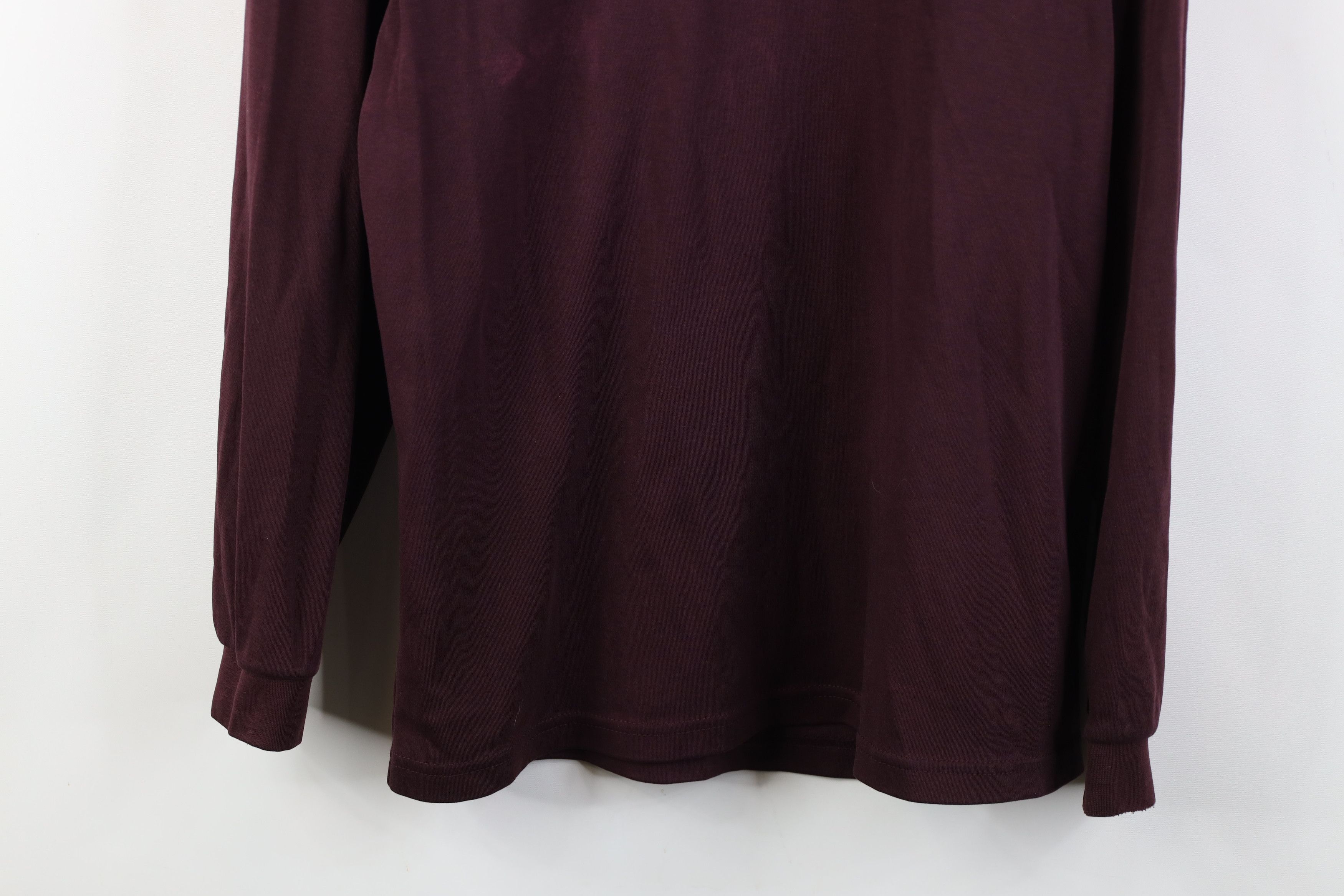 L.L. Bean Vintage 90s LL Bean Blank Long Sleeve Turtleneck T-Shirt Size US L / EU 52-54 / 3 - 3 Thumbnail