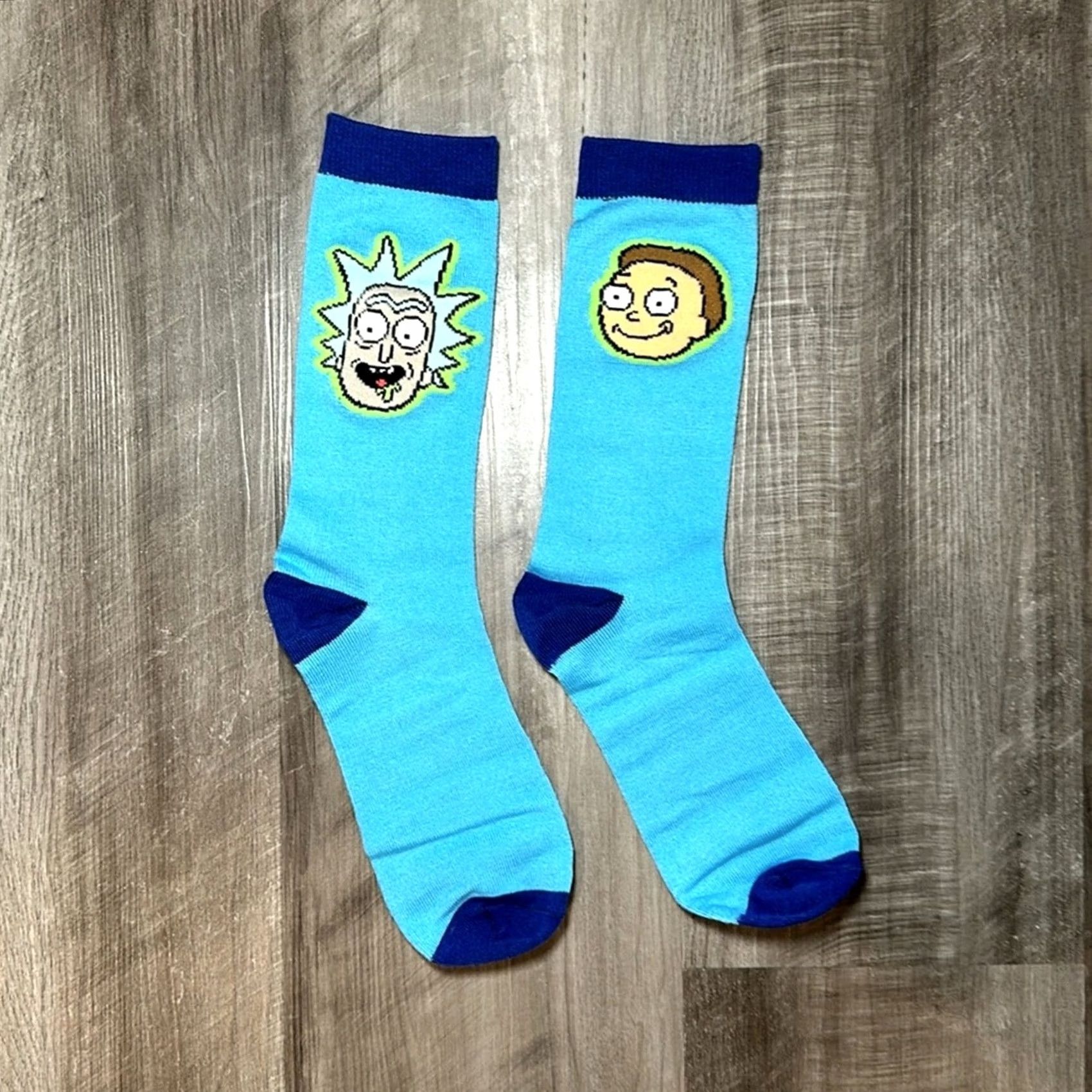Vintage Rick & Morty Boxer Brief and Sock Combo Set - Large Mens Underwear Boxer Brief Green Classic Regular Size L NSFW UF1410 Size 42R - 5 Thumbnail