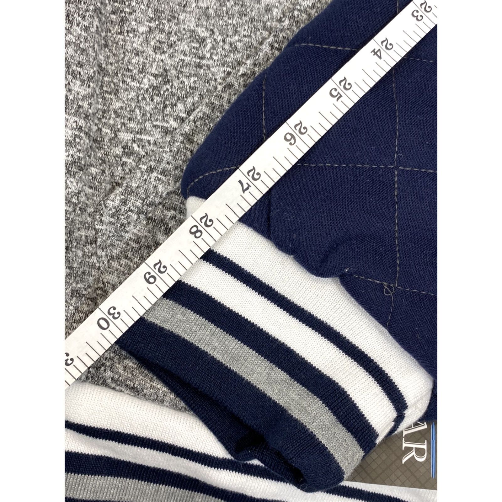 Vintage Gear Jacket Mens Varsity Style NWT Size 3XL Blue Gray White #341 Size US XXL / EU 58 / 5 - 7 Thumbnail