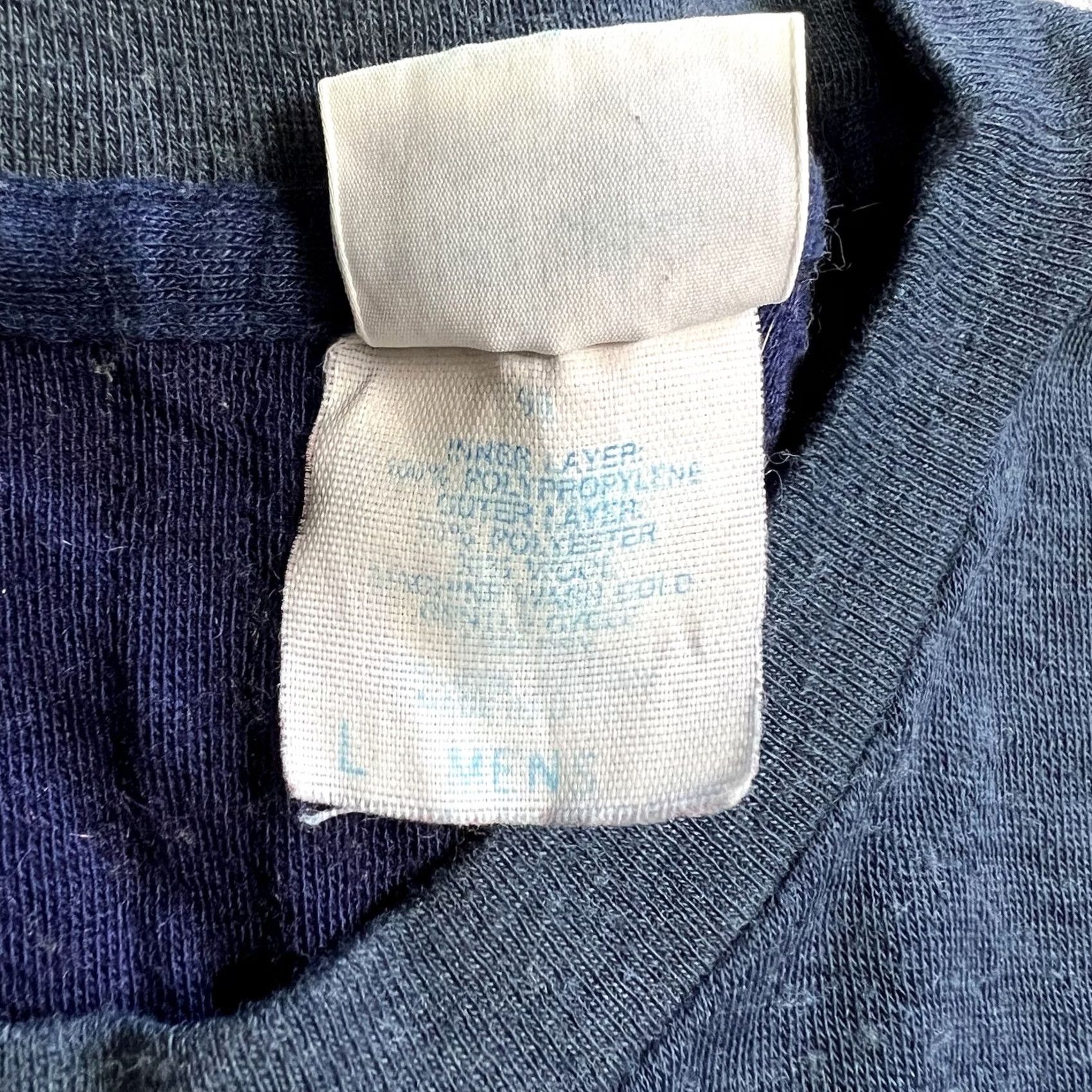 Vintage VINTAGE Polyskin Thermal Blue Shirt Mens M 90s Base Layer Made in USA Blue Polyskins By Allen-A Shirt Mens M Thermal 90s Blue Shirt Mens M Size US M / EU 48-50 / 2 - 8 Thumbnail