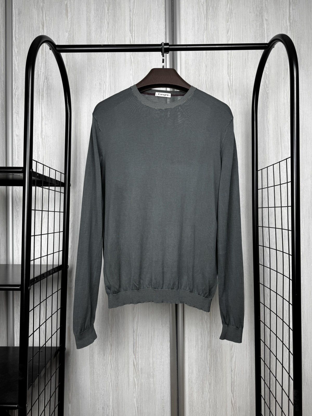 Other Kangra Silk Cotton Washed Ashes Stone Washed Light sweater Size US L / EU 52-54 / 3 - 1 Thumbnail