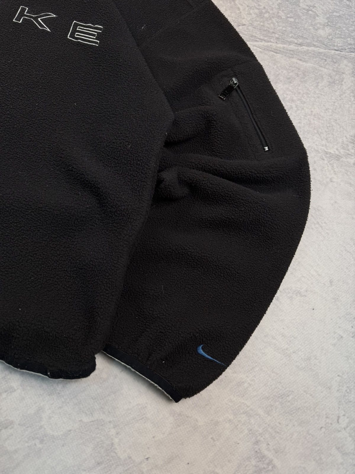 Nike × Vintage NIKE TEDDY FLEECE VINTAGE CENTER OVERSIZE BOXY SWEATSHIRT Size US S / EU 44-46 / 1 - 3 Thumbnail