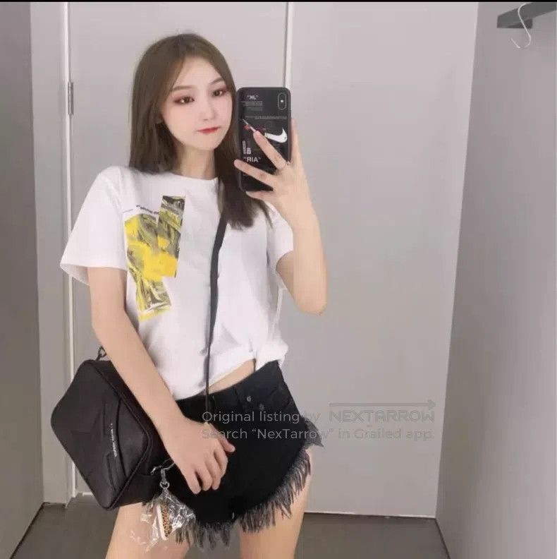 Saint Laurent Paris Saint Laurent Paris Fringed Denim Hot Pants i Size 27" / US 4 / IT 40 - 8 Thumbnail