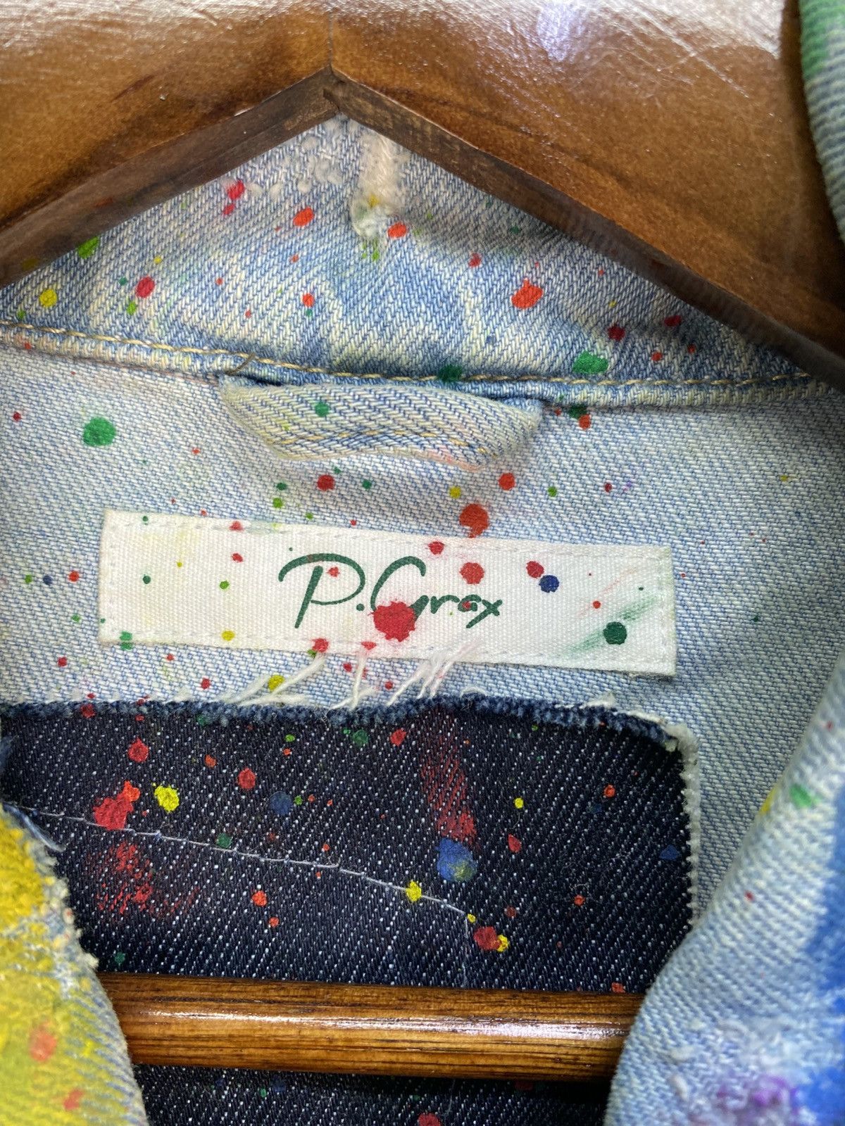 If Six Was Nine P.Grax Denim Jacket Painting Art Size US S / EU 44-46 / 1 - 10 Thumbnail