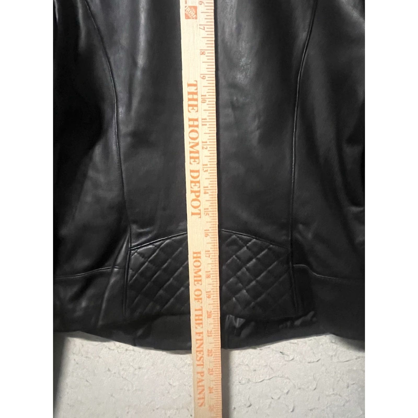 Cole Haan Cole Haan leather jacket Black Womens Small Petite S Motorcycle Jacket Lambskin Petite Women Size S / US 4 / IT 40 - 4 Thumbnail