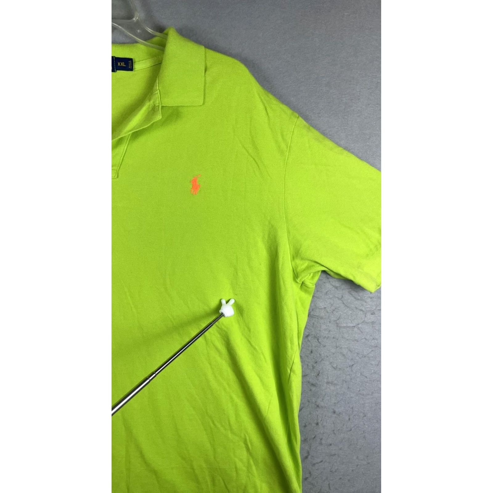 Polo Ralph Lauren Polo Ralph Lauren Polo Shirt Mens XXL Neon Green Pique Golf Casual Short Sleeve Polo Ralph Lauren Blaire Green Mens 2XL Size US XXL / EU 58 / 5 - 7 Thumbnail