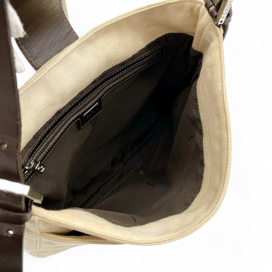 Fendi Fendi - Mamma Bucket Handbag Monogram Beige Size ONE SIZE - 7 Thumbnail