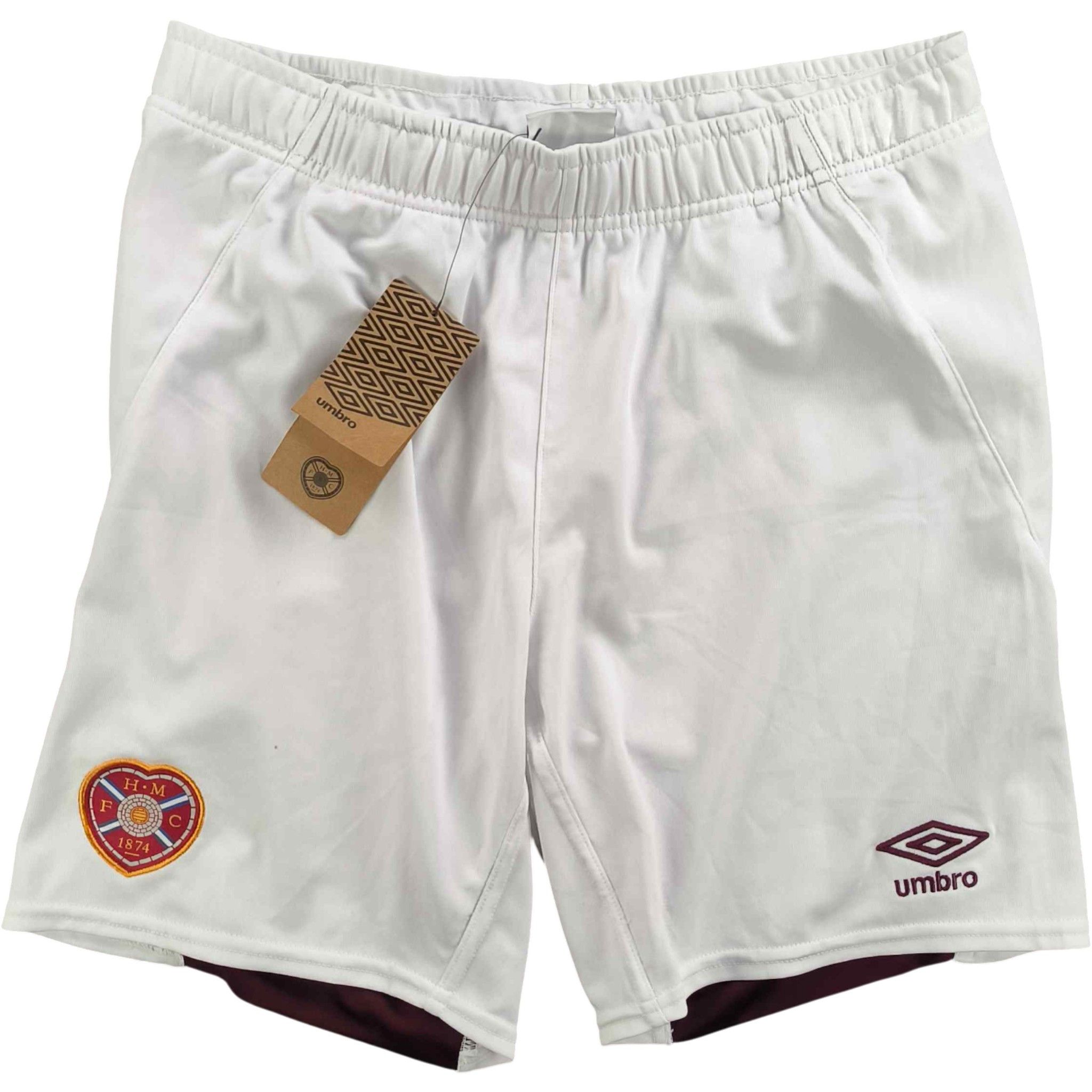 Umbro NEW Heart of Midlothian Umbro (BNWT) football shorts size S Size US 28 / EU 44 - 1 Thumbnail