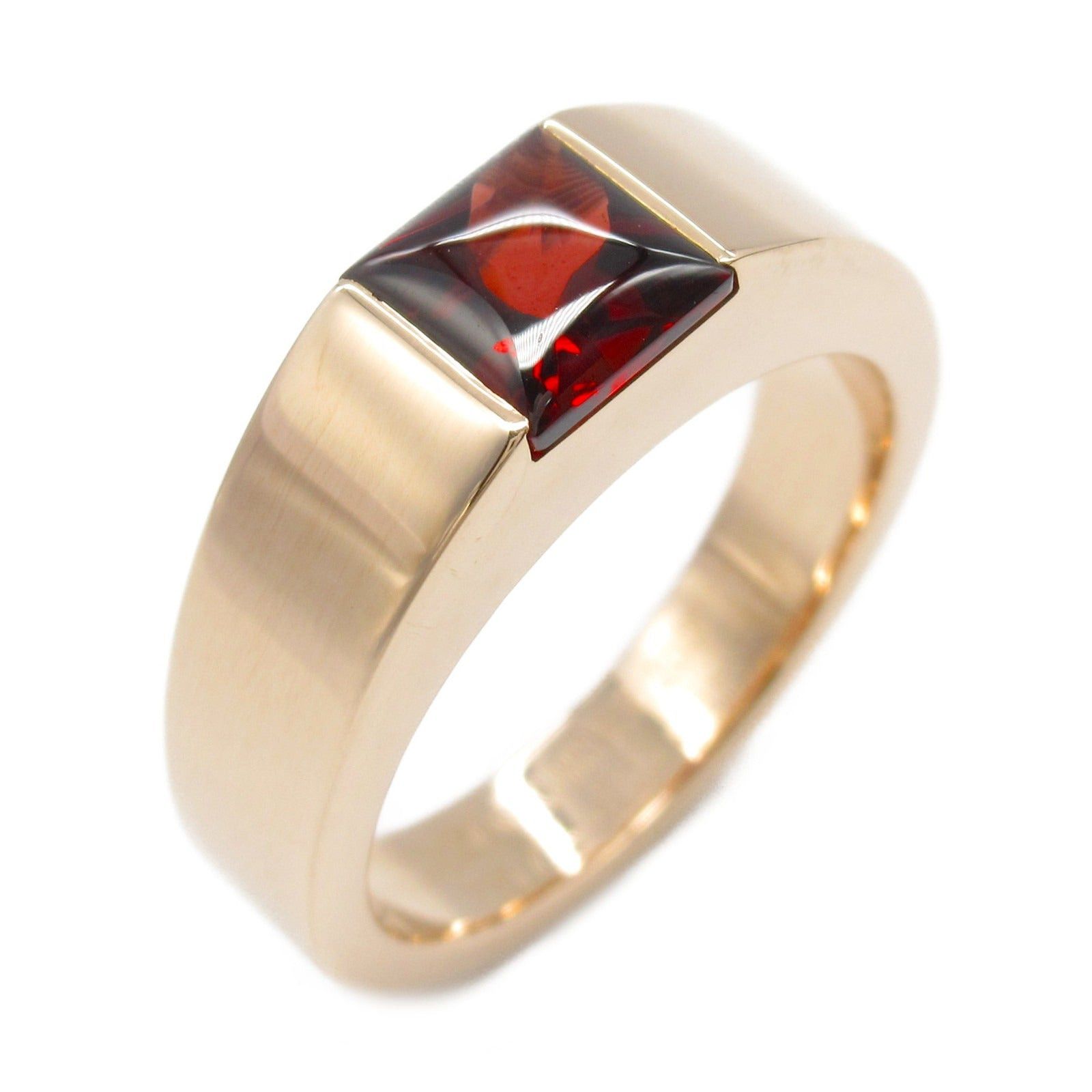 Cartier Cartier Tank Mars Ring Garnet K18Pg (Pink Gold) Red Size ONE SIZE - 1 Thumbnail