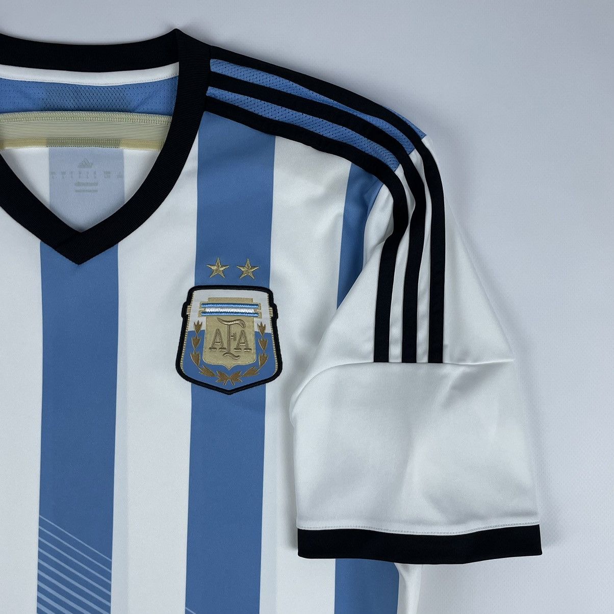 Adidas Vintage Adidas Argentina 2013-14 Home Soccer Jersey Football Size US L / EU 52-54 / 3 - 6 Thumbnail