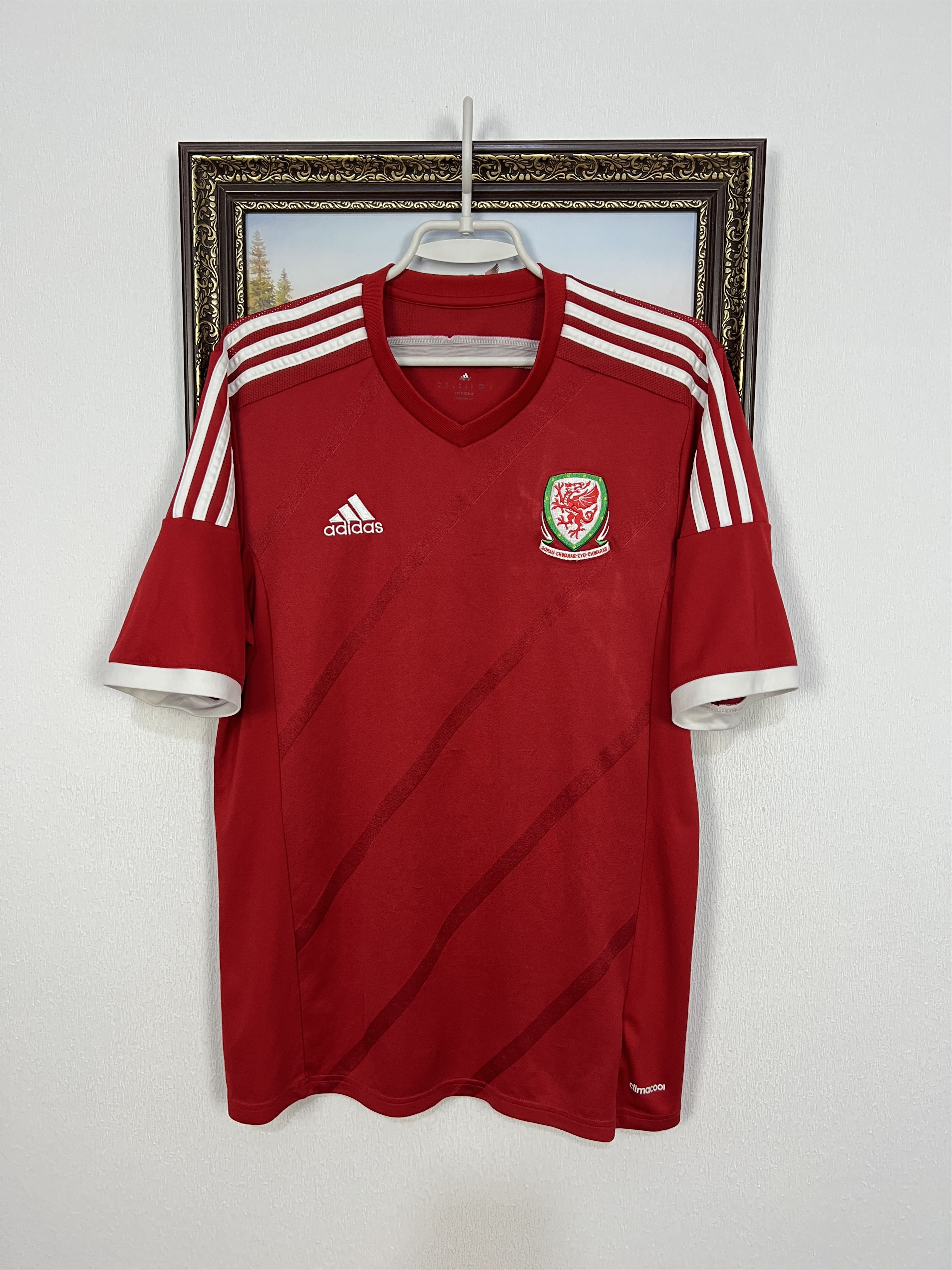 Adidas Wales Home football shirt 2013 Soccer Adidas Jersey Size US M / EU 48-50 / 2 - 1 Thumbnail