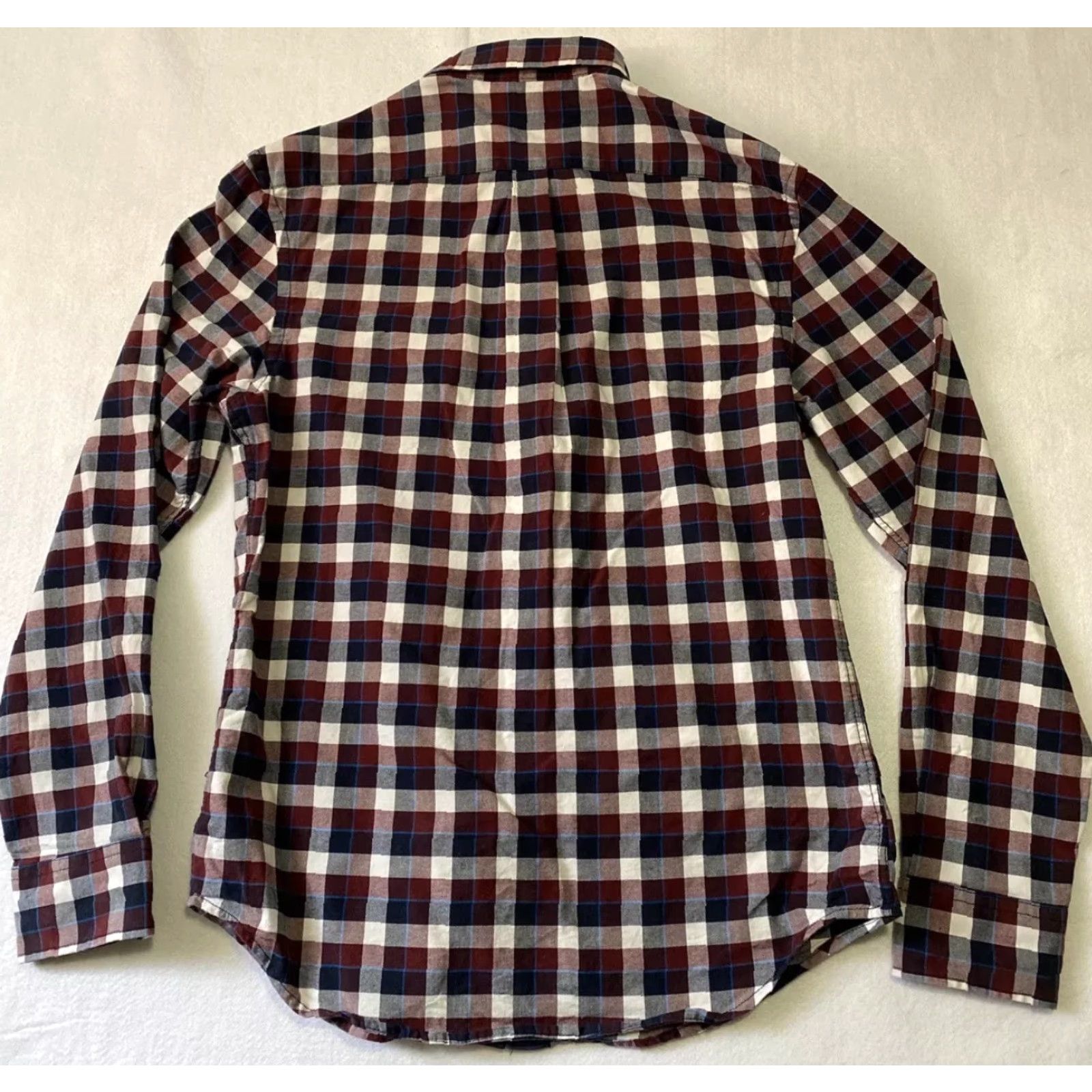 Old Navy Old Navy Shirt Mens M Red Blue Check Long Sleeve Button-Down Collar Casual Formal Workwear 100% Cotton Multicolor Plaid/Navy Red Size US M / EU 48-50 / 2 - 7 Thumbnail