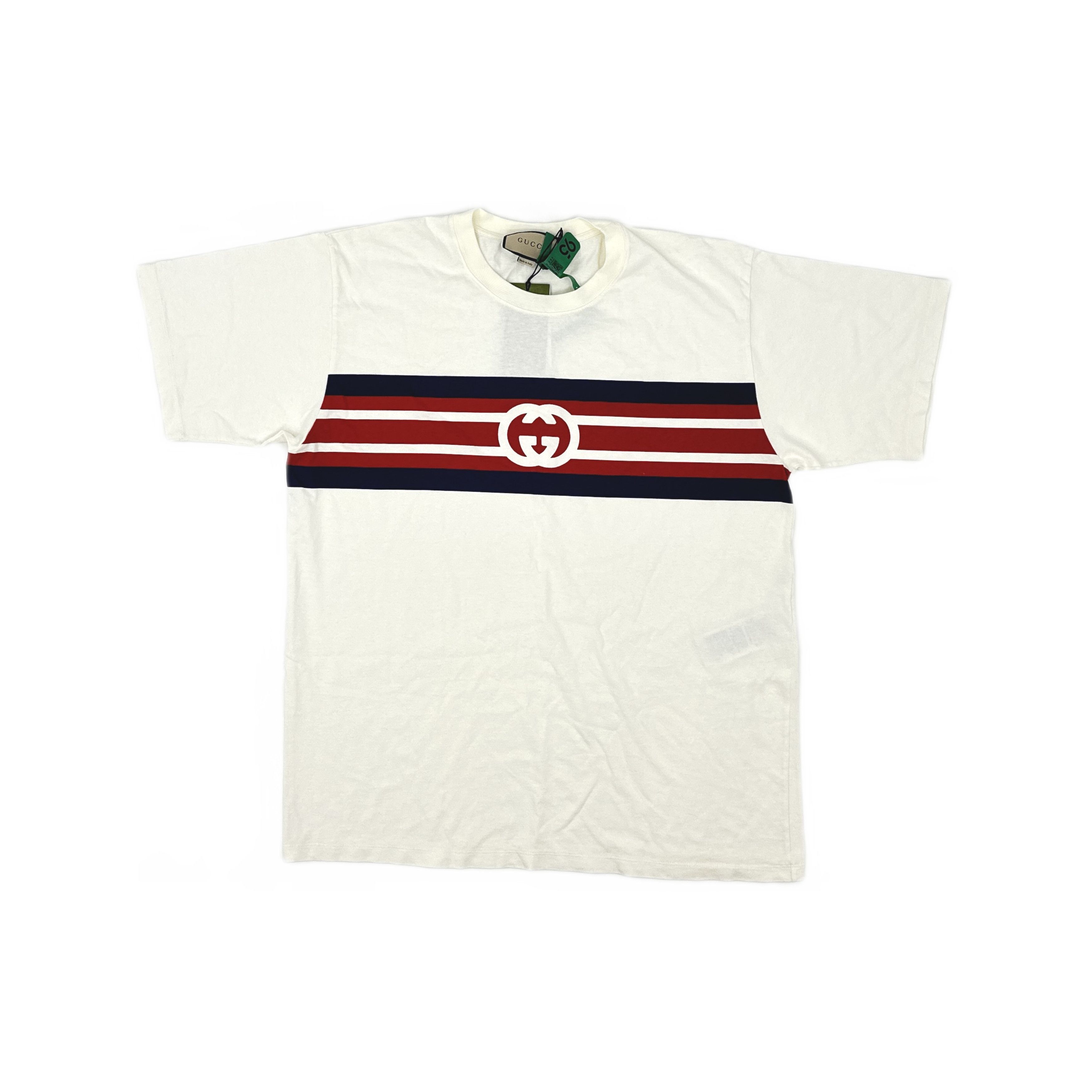 トップス Gucci Mare Gothicum Striped Flower T Gucci Mare Gothicum Gucci Striped T Shirt | Grailed