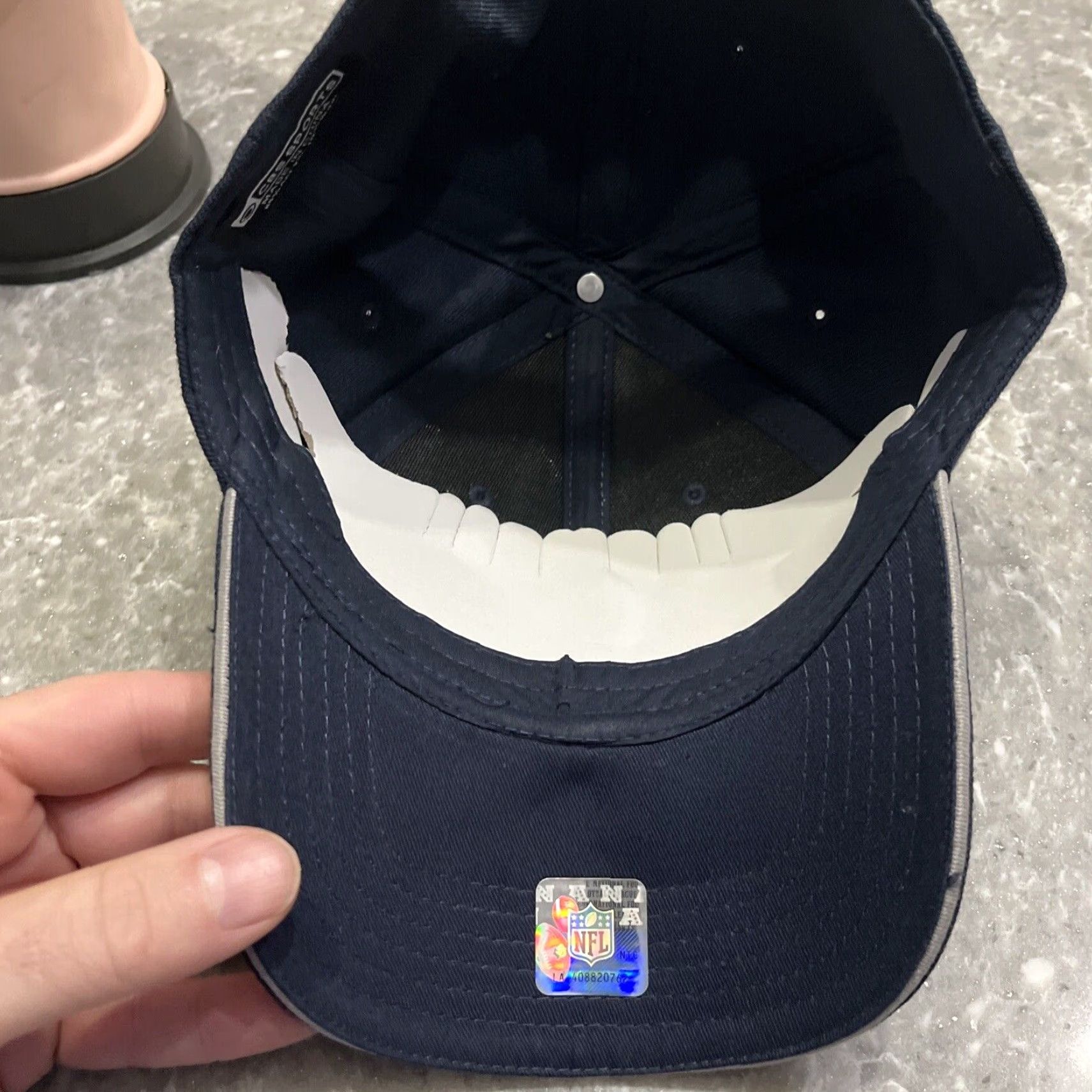 CB Sports CBS Sports Hat Baseball Cap One Size Men Blue Adjustable Logo Football NFL Size ONE SIZE - 5 Thumbnail