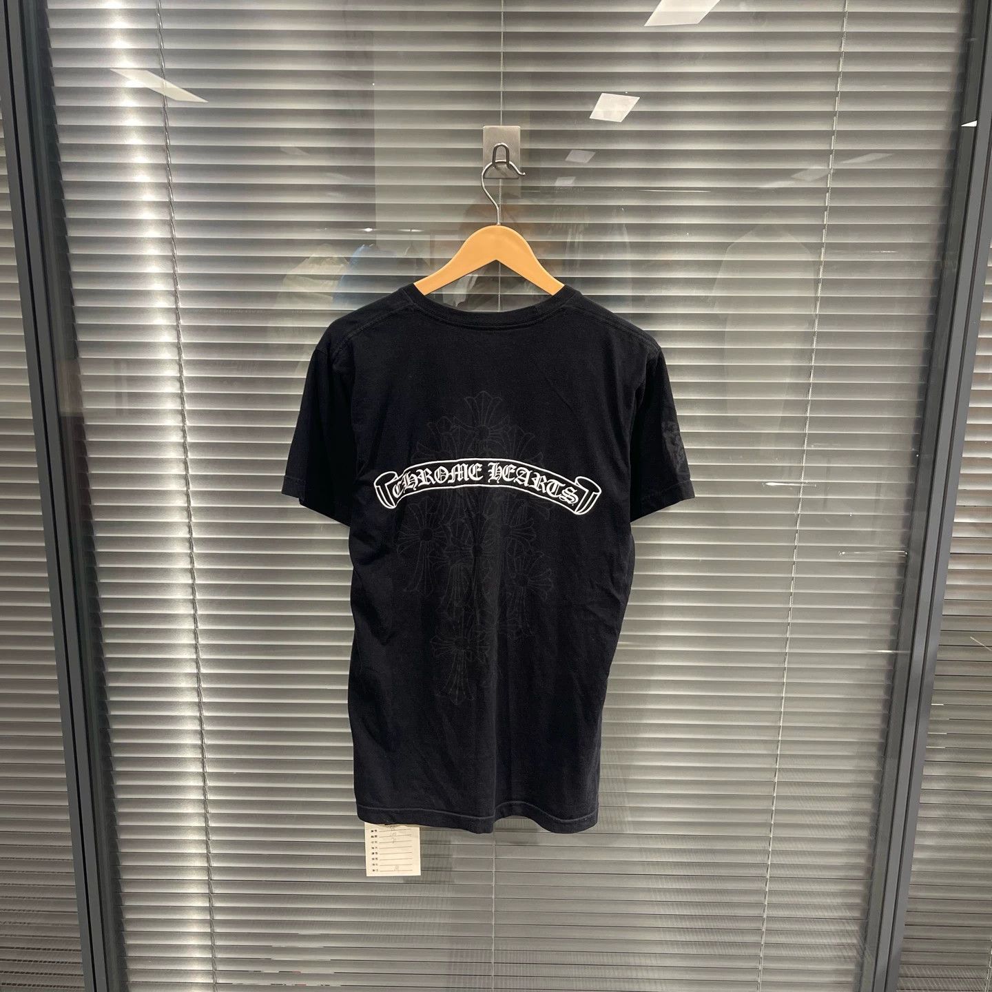 Chrome Hearts Chrome Hearts Floral Heart Cross Baby Tee T Shirt