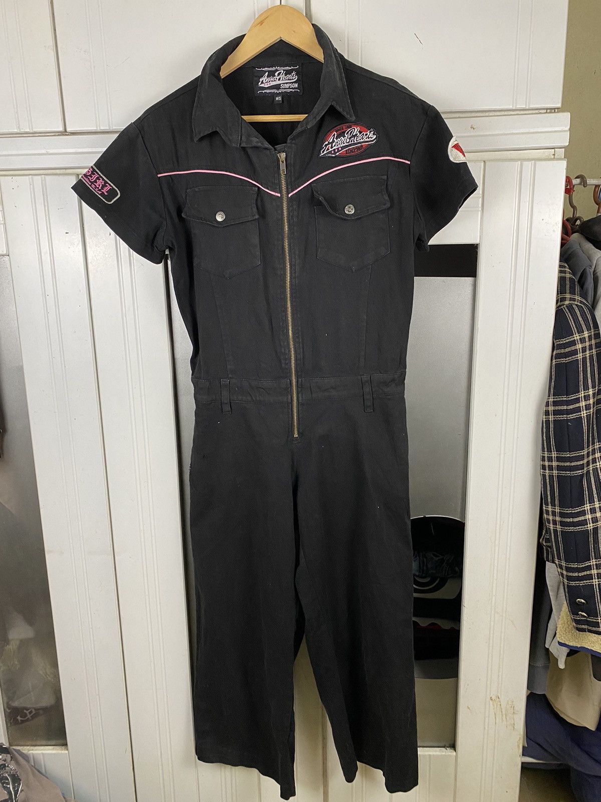 The Simpsons × Vintage Angle Heart Simpson Overall Jacket Size US 31 - 1 Thumbnail
