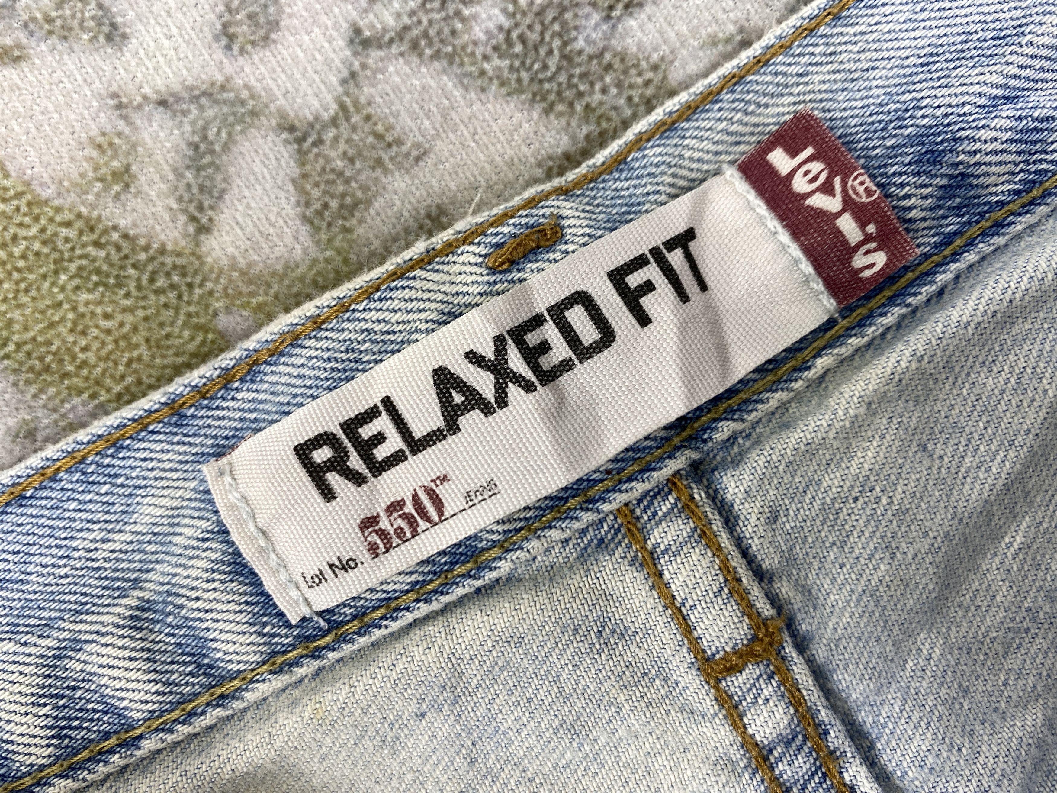 Levi's Light Blue Wash Levi's 550 Jeans 38x33 Denim -SJ101 Size US 38 / EU 54 - 9 Thumbnail