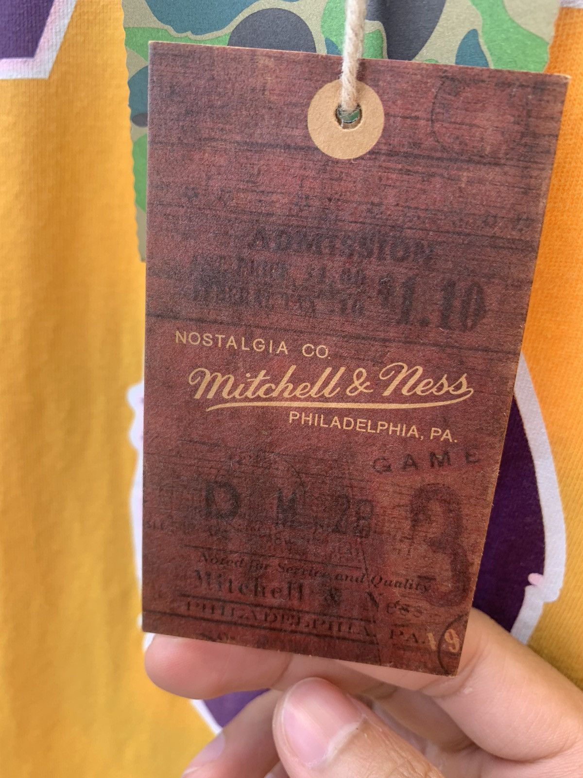 Bape × Mitchell & Ness Bape x Mitchell & Ness Lakers Tee FW18 Size US M / EU 48-50 / 2 - 5 Thumbnail