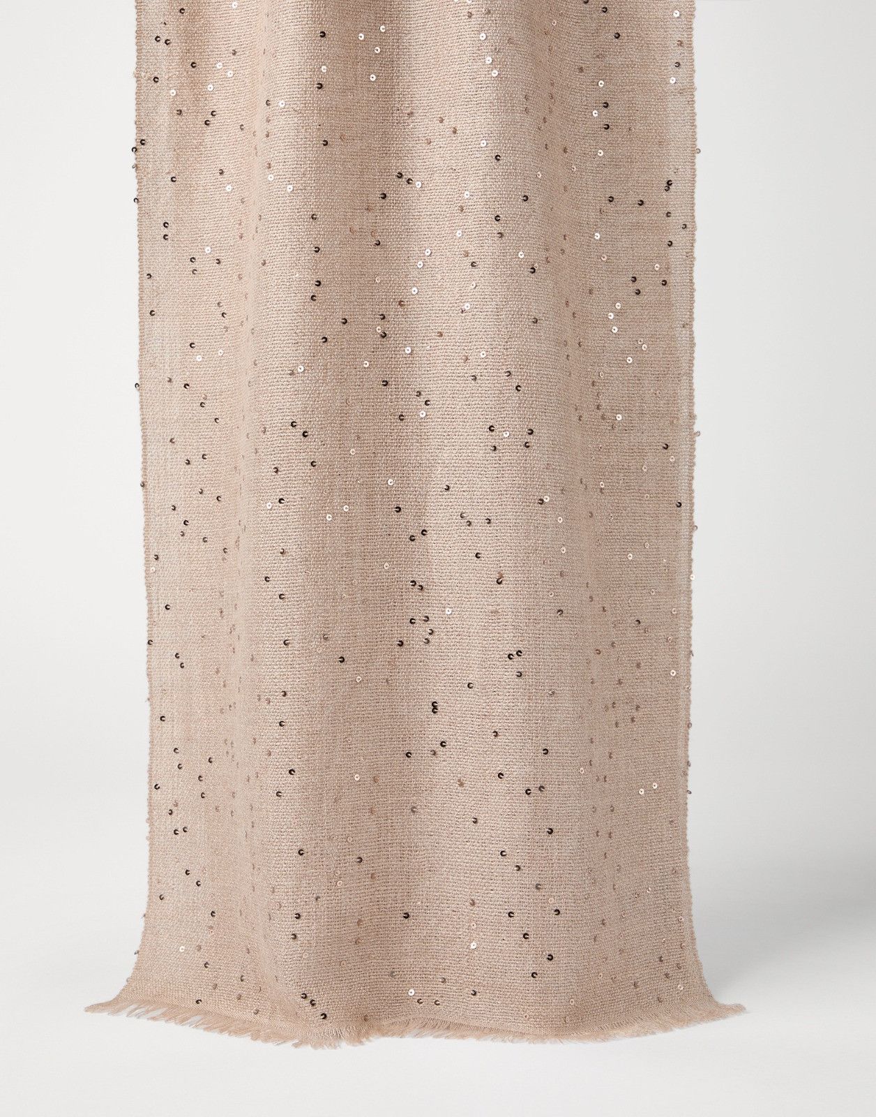Brunello Cucinelli o1la1rc1a1025 Size: OS / Scarf in Beige Size ONE SIZE - 2 Thumbnail