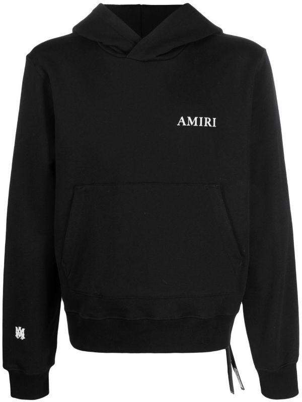 Amiri o1gr1nt1124 "Puff Logo Hoodie in Black Size US L / EU 52-54 / 3 - 1 Thumbnail