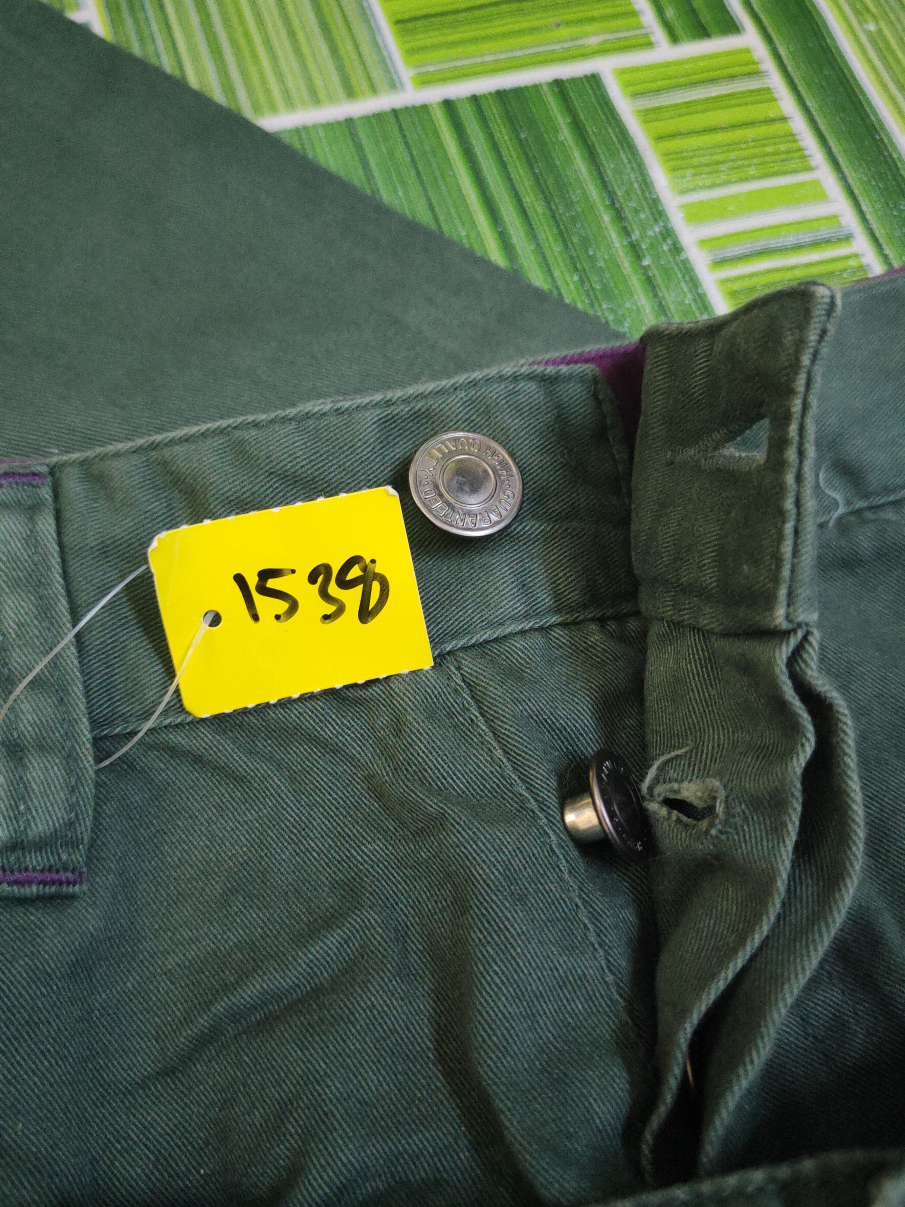 Japanese Brand DL Euphuistic Green Multipocket Casual Pants #1538 Size US 30 / EU 46 - 15 Thumbnail