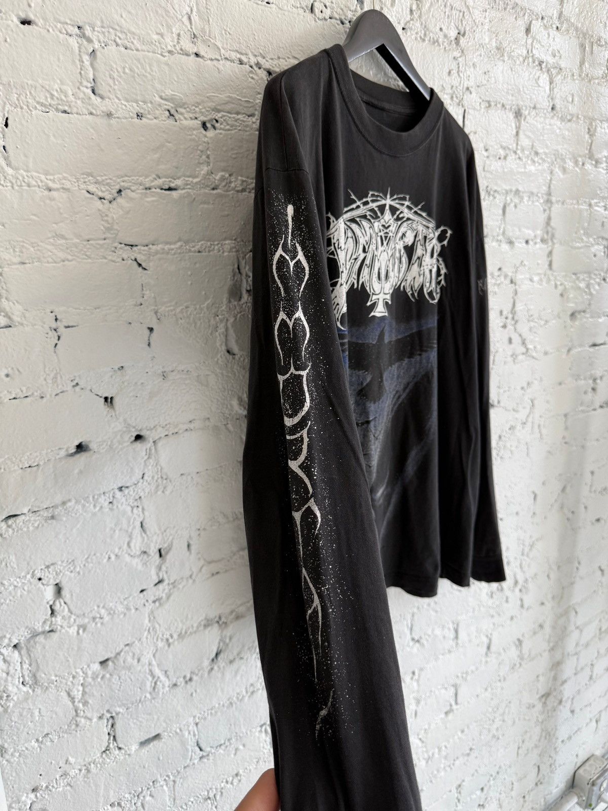 Vintage 1990s IMMORTAL ‘NEBULAR RAVENS WINTER’ L/S TEE Size US XL / EU 56 / 4 - 3 Thumbnail
