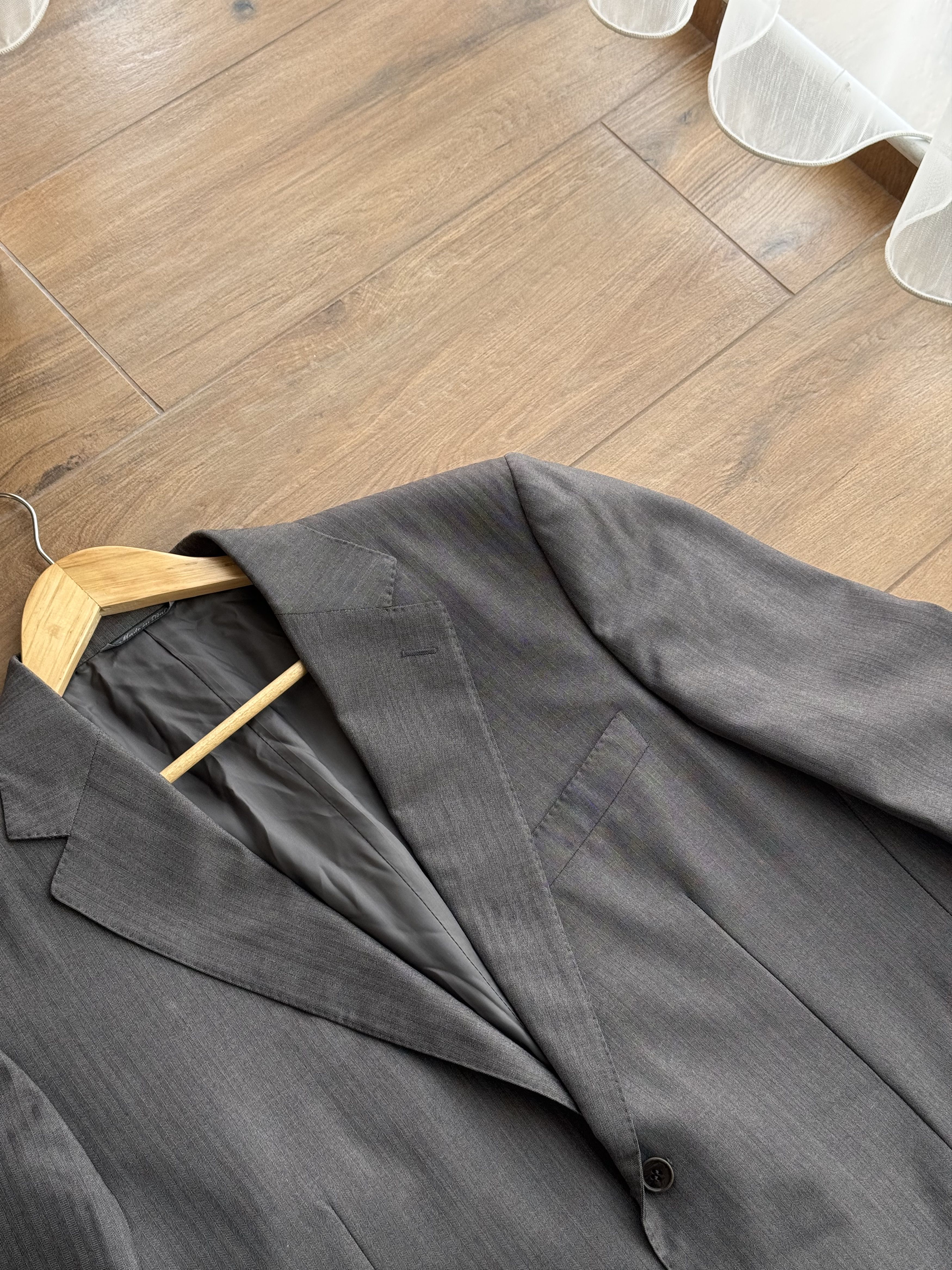 Canali × Vintage Vintage Canali Covela Luxury Pure Wool Formal Suit Size 56R Size 54R - 9 Thumbnail