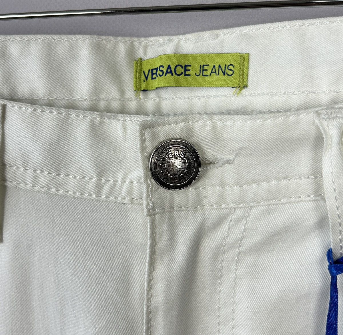 Versace × Versace Jeans Couture Versace Jeans White Jeans Pants Sz W30 L34 NWT Luxury Size US 30 / EU 46 - 5 Thumbnail