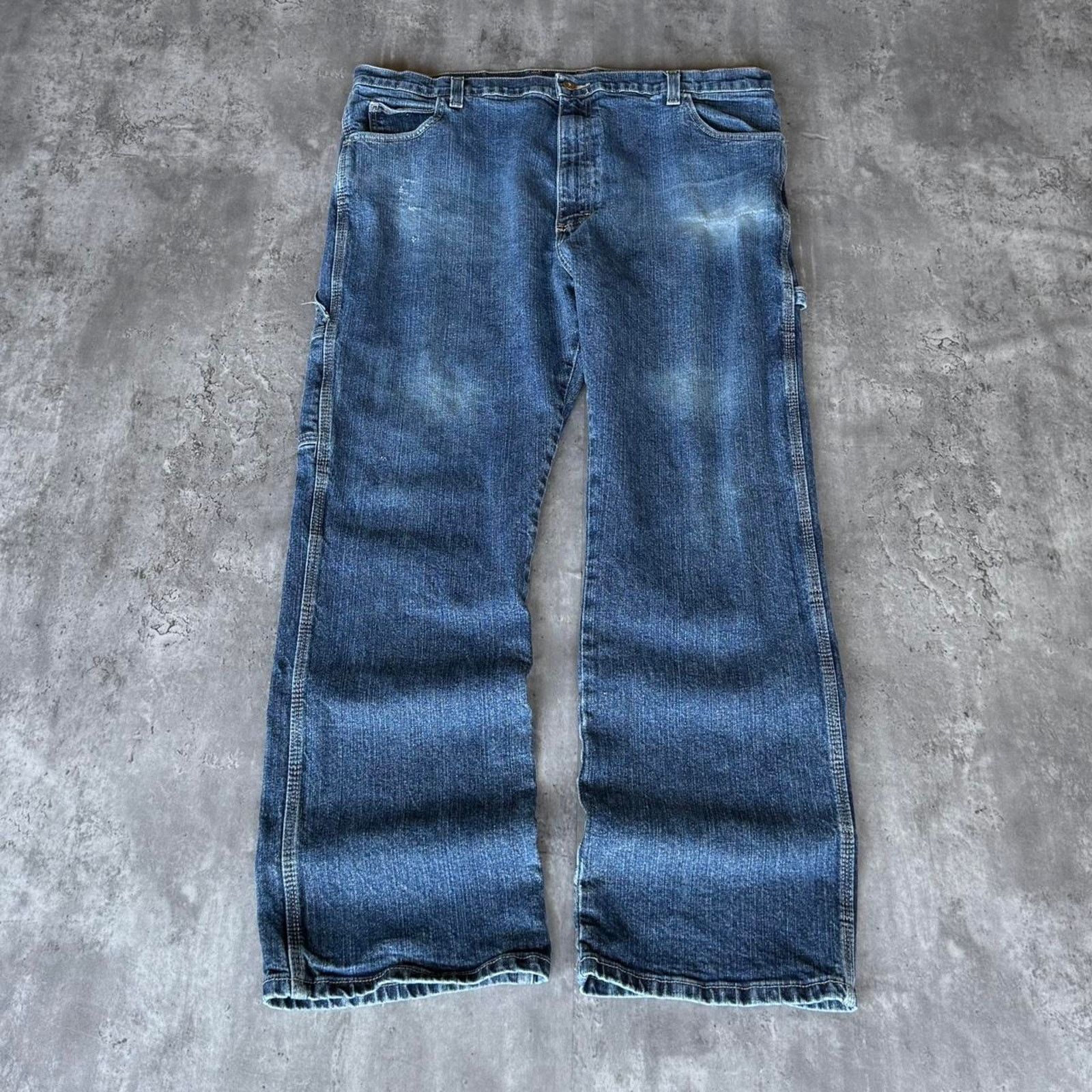 Carhartt × Dickies × Vintage Vintage Y2K Carhartt Style Baggy Skate Carpenter Denim Jeans Size US 40 / EU 56 - 2 Thumbnail
