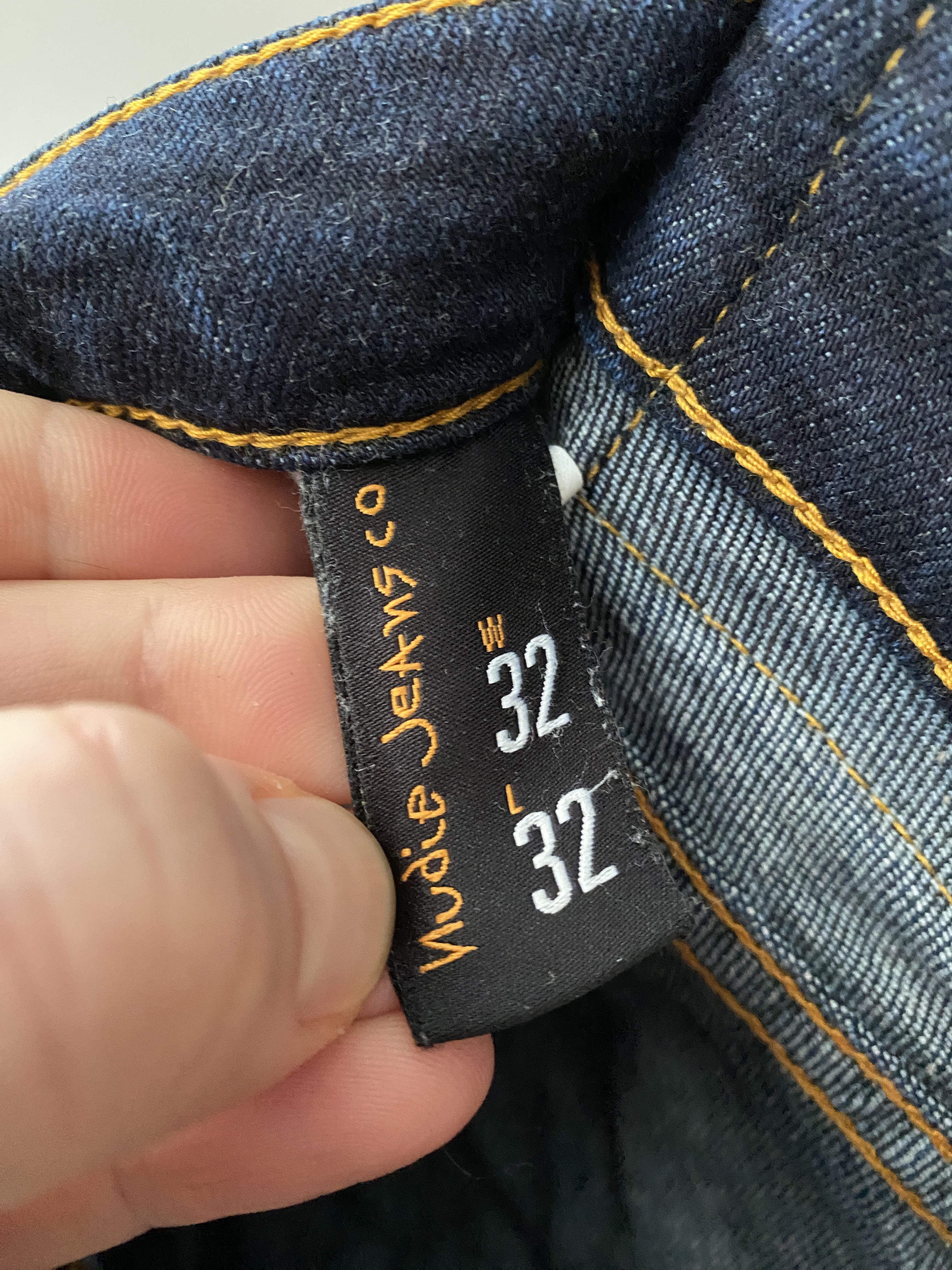 Denime × Nudie Jeans Nudie Jeans skinny Lin dry deep orange denim jeans s W32 L32 Size US 32 / EU 48 - 5 Thumbnail