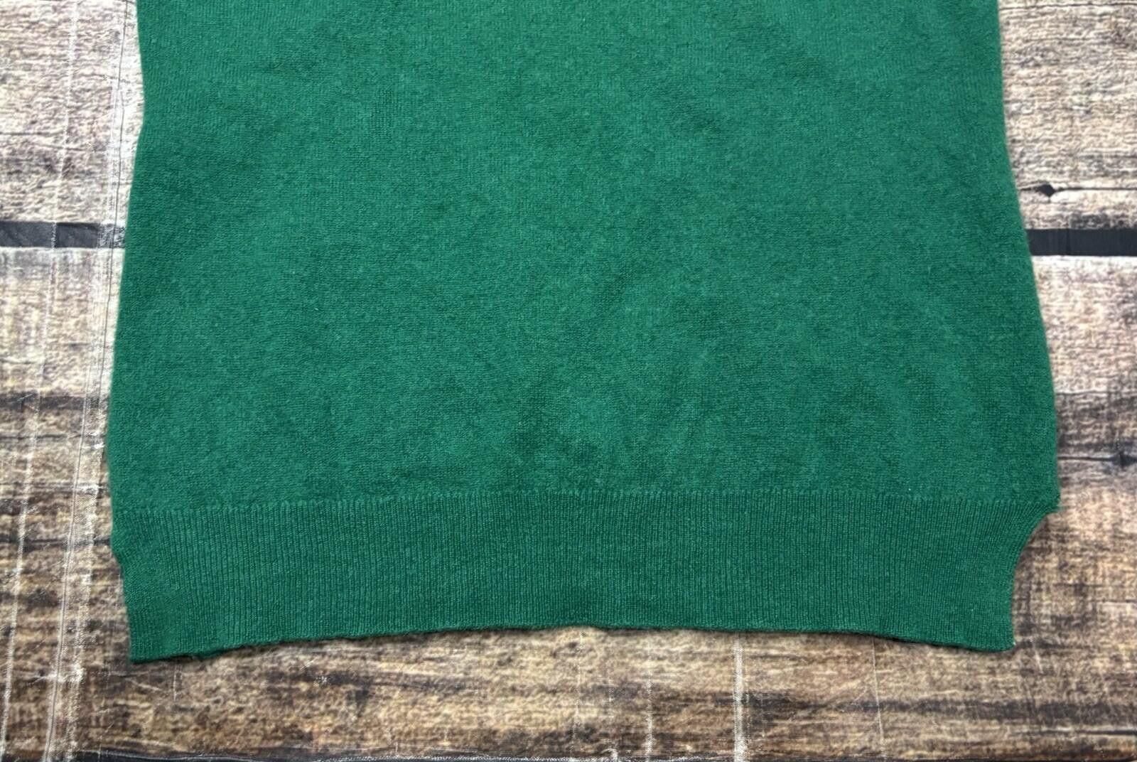 Bcbgmaxazria BCBGMAXAZRIA Sweater Womens Small Cashmere Crew Neck Green Size S / US 4 / IT 40 - 7 Thumbnail