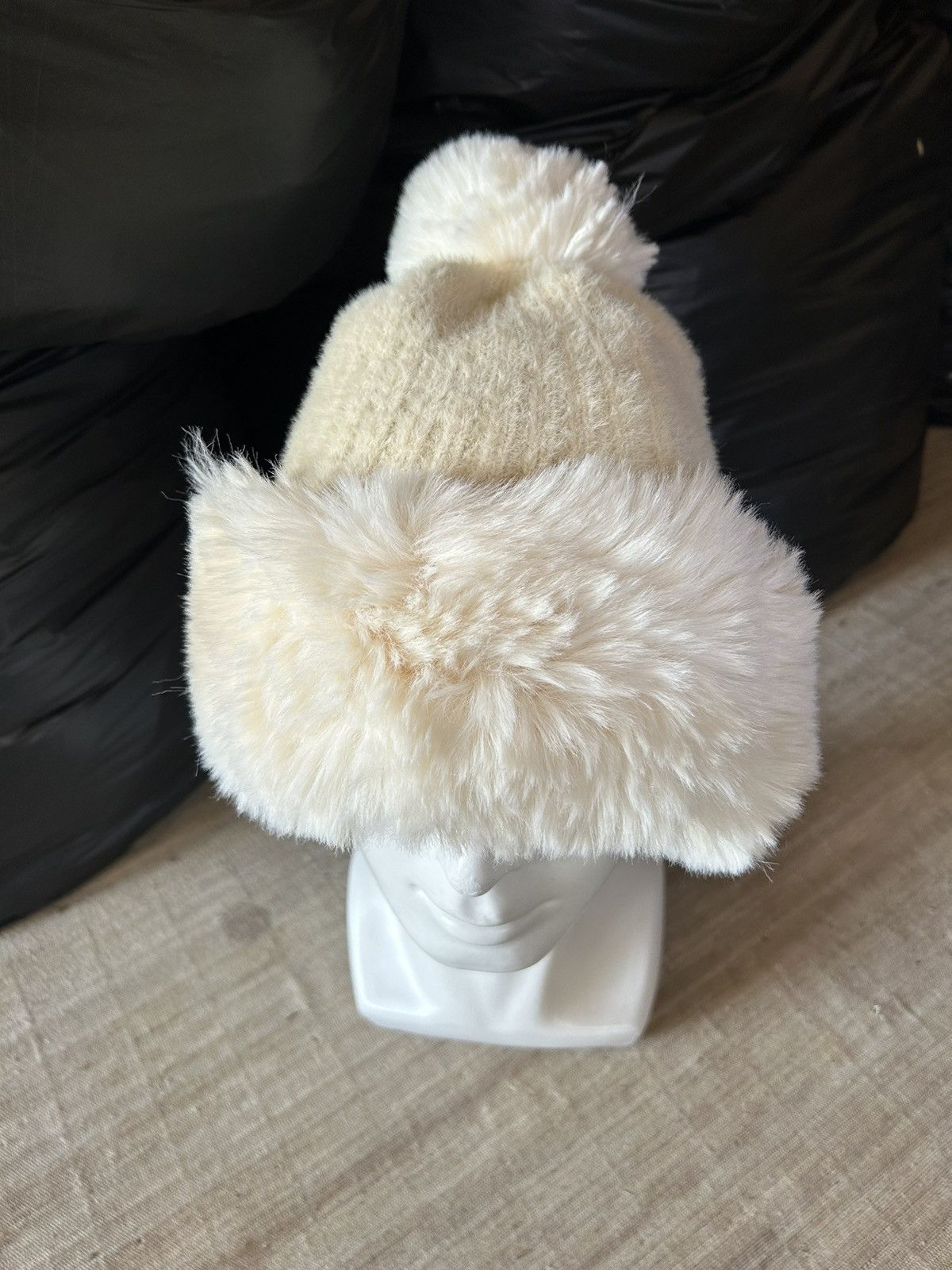 Japanese Brand × Kapital × Vintage RARE' Japanese Style Fur Beanie Hats 🎌☠️☠️ Size ONE SIZE - 7 Thumbnail