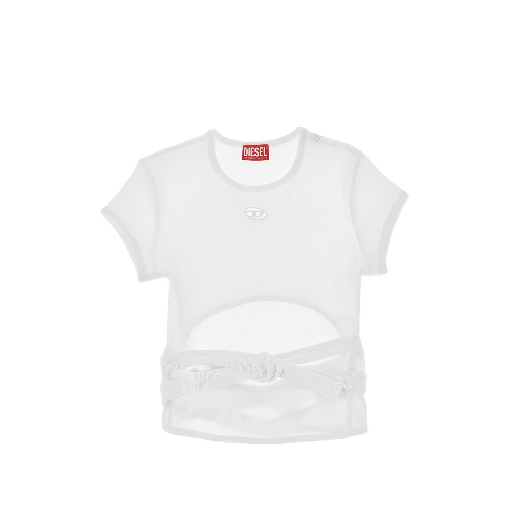 Diesel Diesel WHITE Tops - T-shirts & Jerseys Size M / US 6-8 / IT 42-44 - 1 Thumbnail