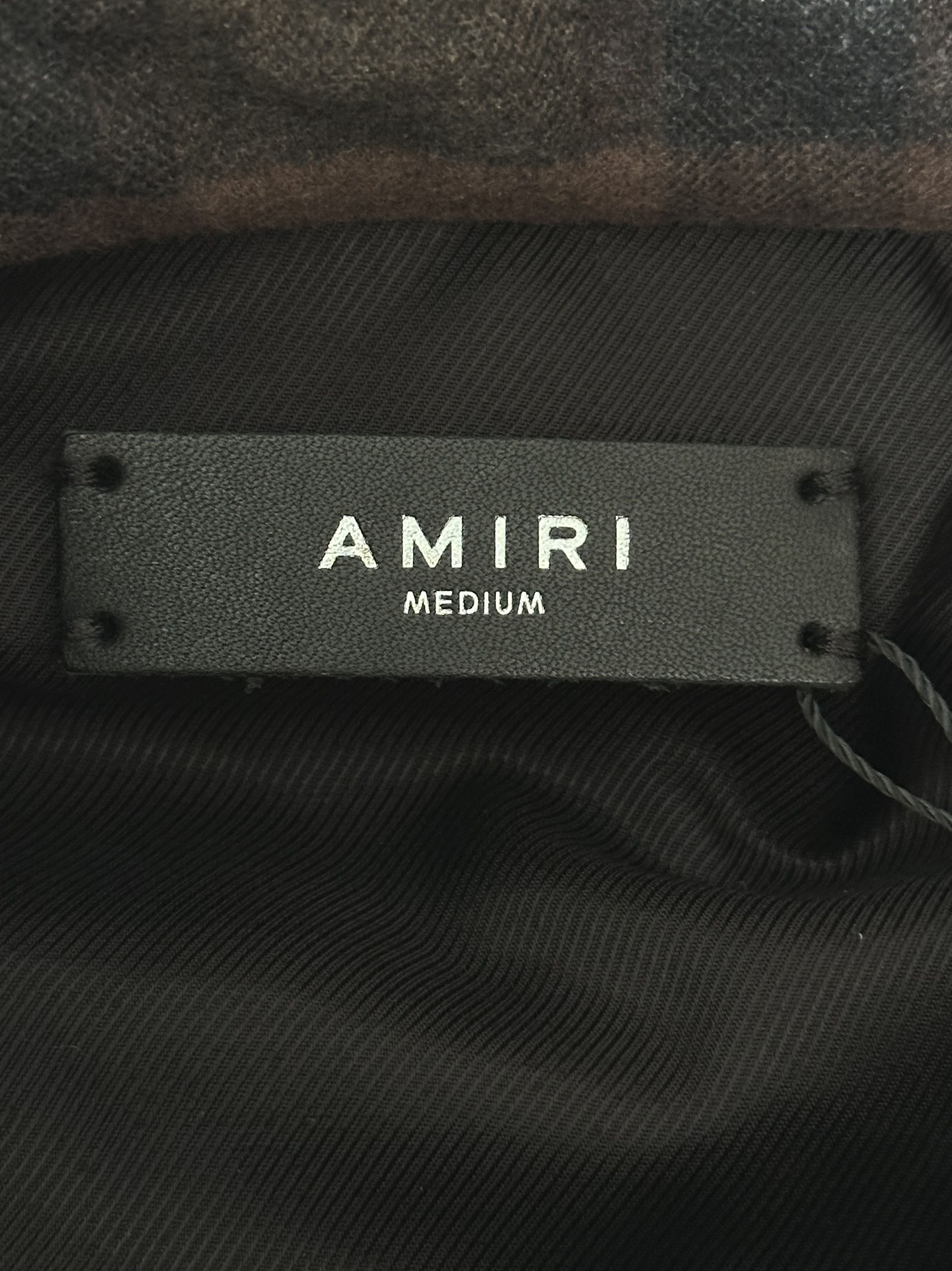 Amiri Amiri Brown Plaid MA Logo Padded Overshirt Size US M / EU 48-50 / 2 - 3 Thumbnail
