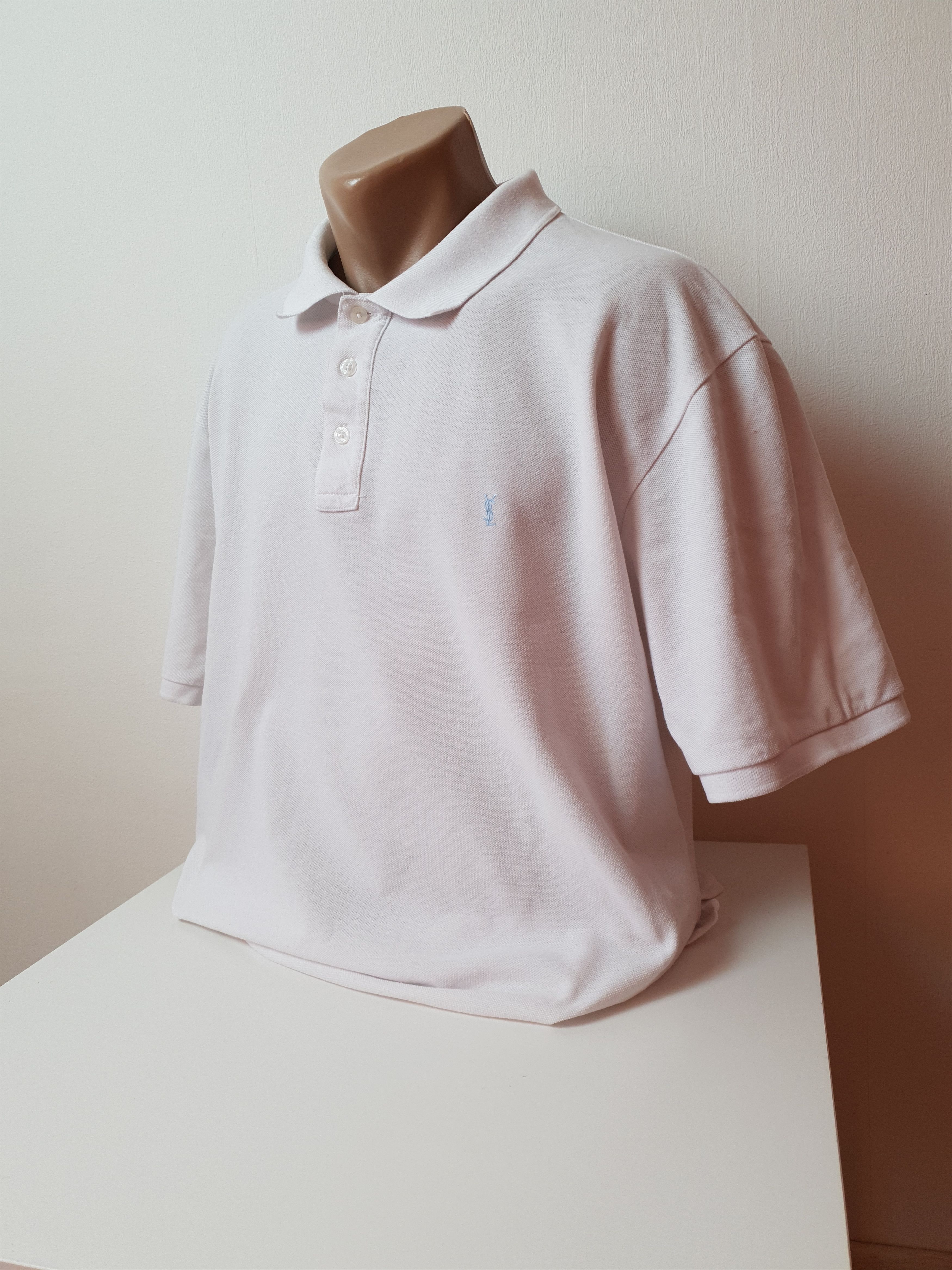 Yves Saint Laurent Polo t-shirt mens Yves Saint Laurent White Polo Size XXL YSL Size US XXL / EU 58 / 5 - 7 Thumbnail