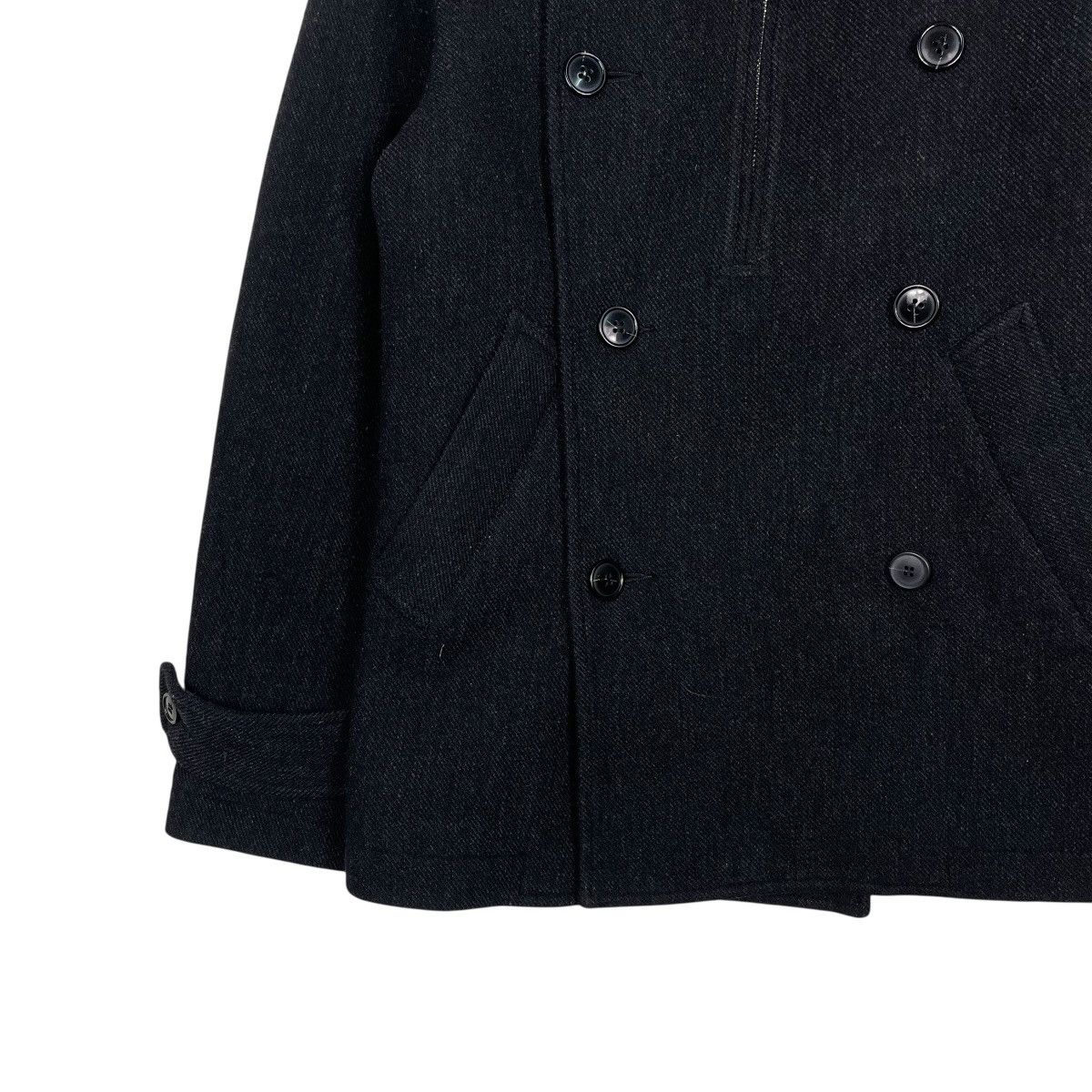 CABANE de ZUCCa Cabane De Zucca Double Breasted Hooded Wool Jacket Size US S / EU 44-46 / 1 - 3 Thumbnail