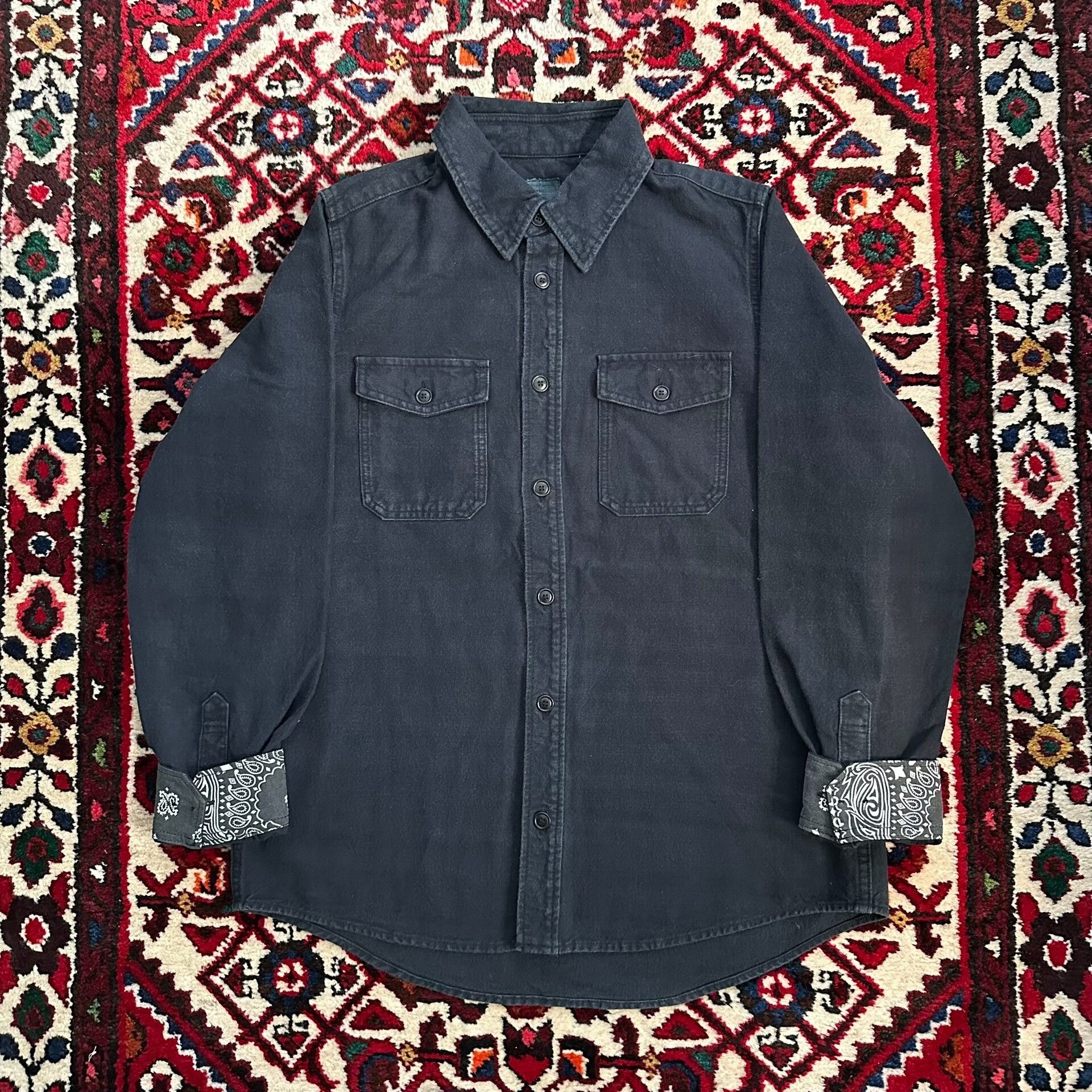 Visvim Visvim 18AW Black ELK Flannel Shirt Size US M / EU 48-50 / 2 - 1 Thumbnail