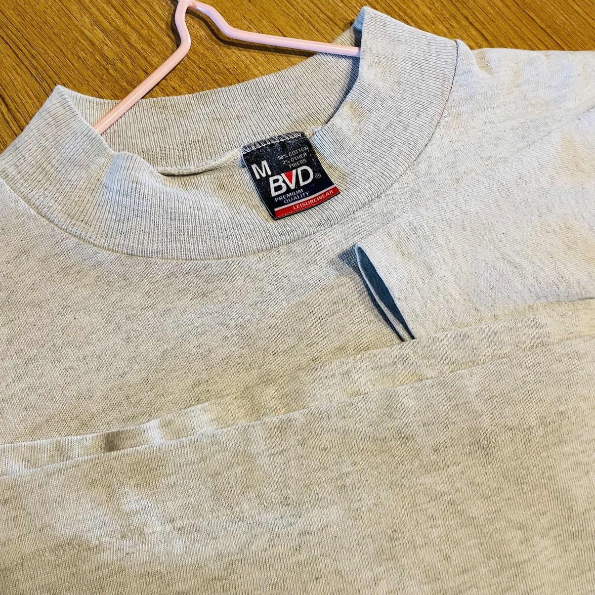 Vintage Vintage Umock Neck Basic Tee Size US M / EU 48-50 / 2 - 4 Thumbnail