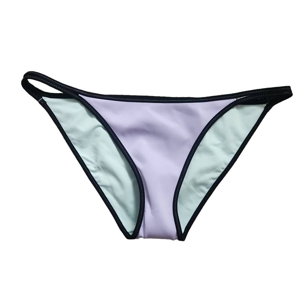 Victoria's Secret Victoria's Secret Women's Size Medium Black Purple Black Str Size 30" / US 8 / IT 44 - 1 Thumbnail