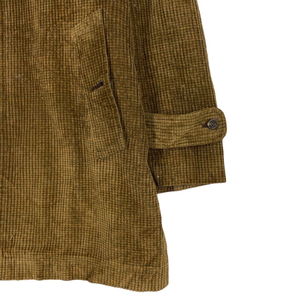 Japanese Brand Van Jac Coduroy Long Coat Inspired Yohji Yamamoto Size US L / EU 52-54 / 3 - 6 Thumbnail