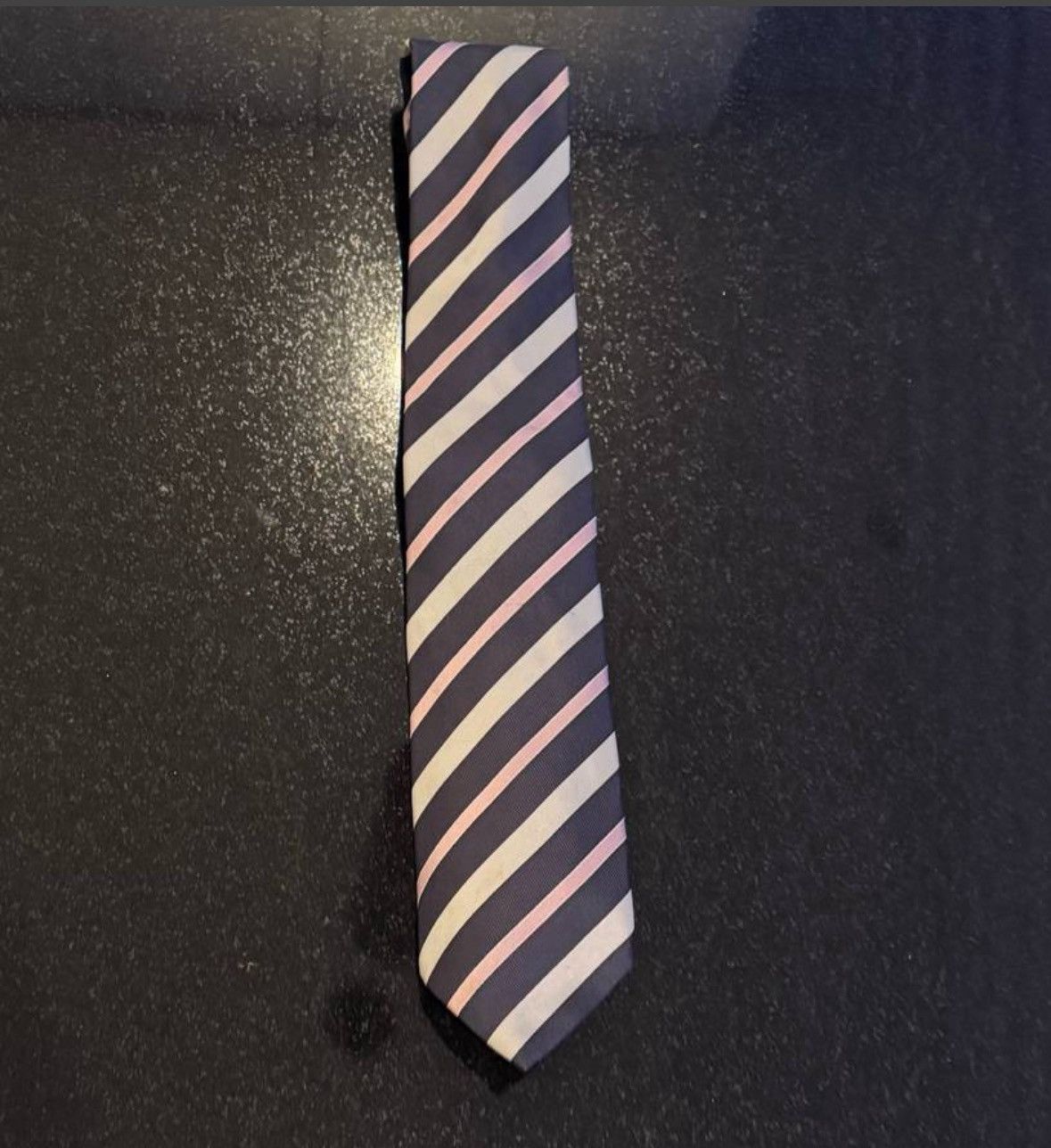 Hugo Boss Striped Hugo Boss 100% Silk Tie Size ONE SIZE - 1 Thumbnail