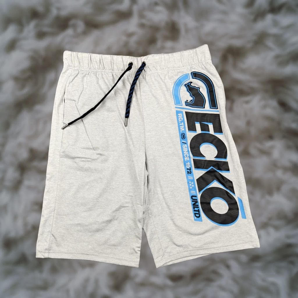Ecko Unltd. Ecko Unltd Shorts Mens M Gray Jersey Drawstring Logo Pockets Athletic New Size US M / EU 48-50 / 2 - 1 Thumbnail