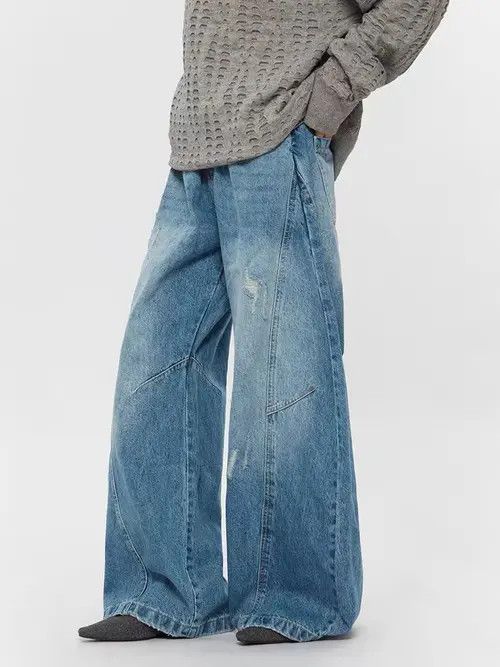 Jean Street Hip Hop Vintage Y2K Machete Wide Leg Jeans Size US 28 / EU 44 - 3 Thumbnail