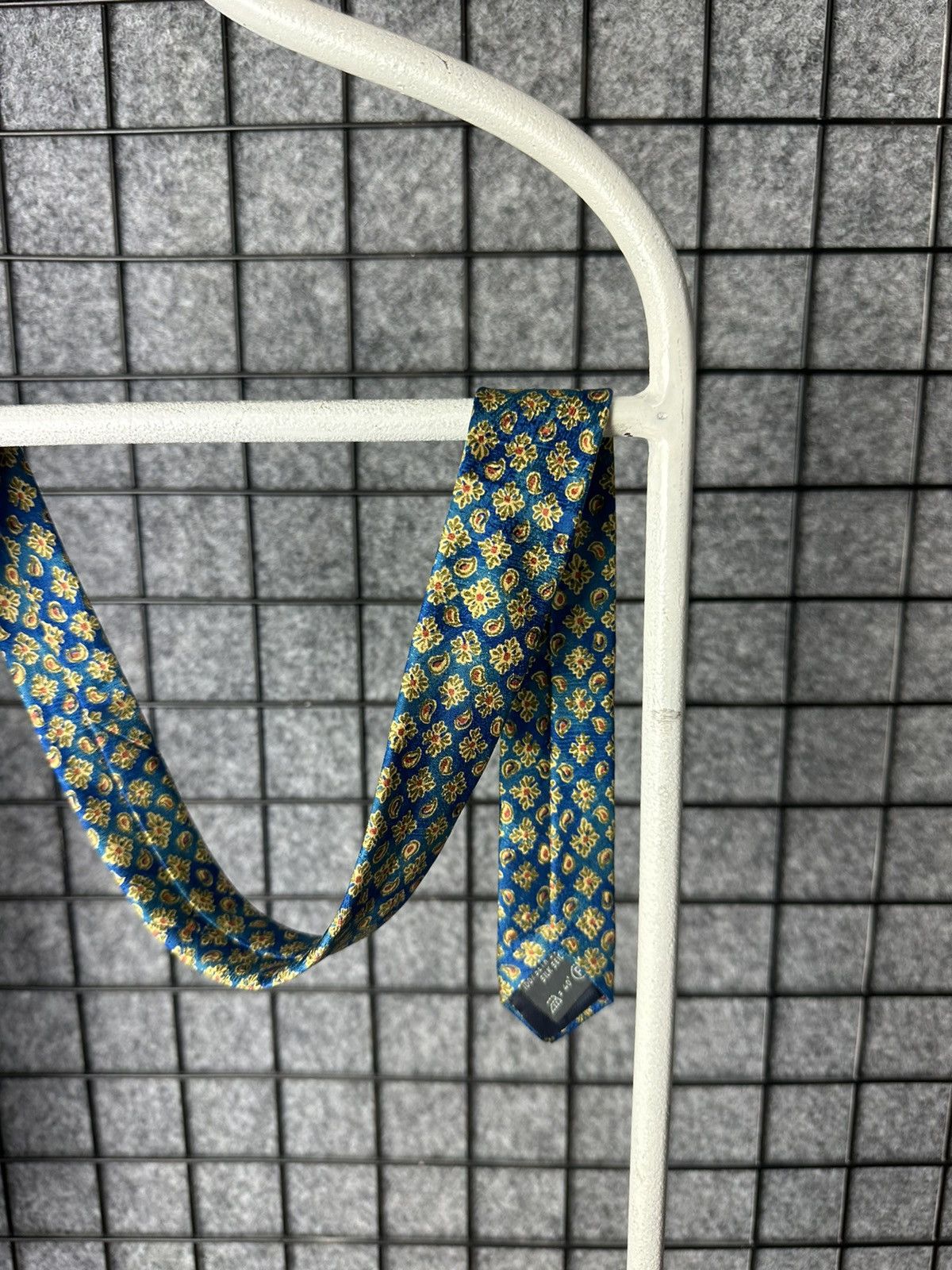 Ermenegildo Zegna Ermenegildo Zegna Vintage Floral Print Silk Tie Size OS Size ONE SIZE - 3 Thumbnail